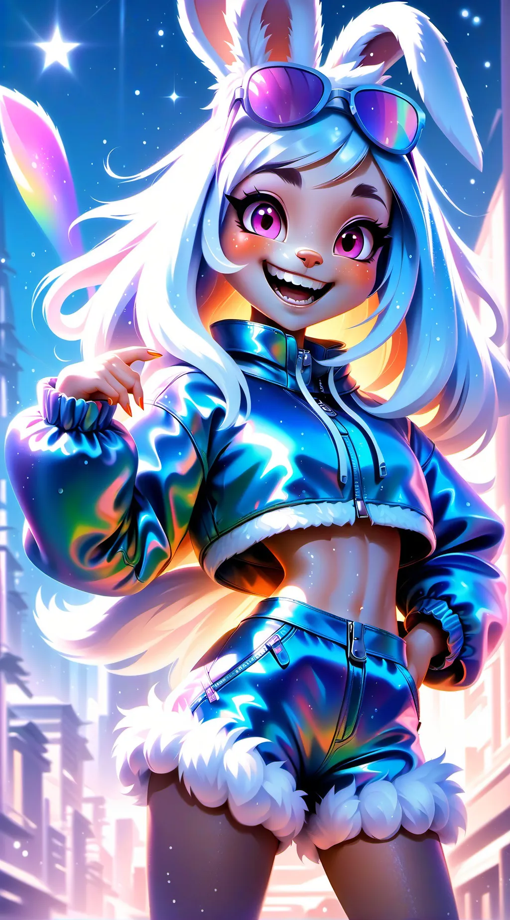 ai character: Bunny background