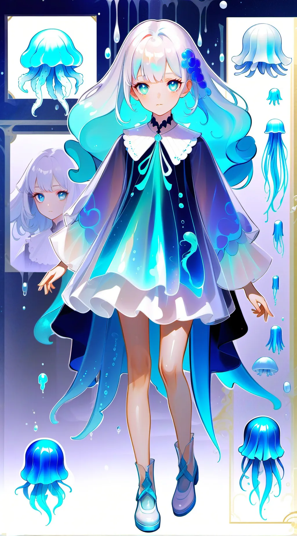 ai character: soggy background