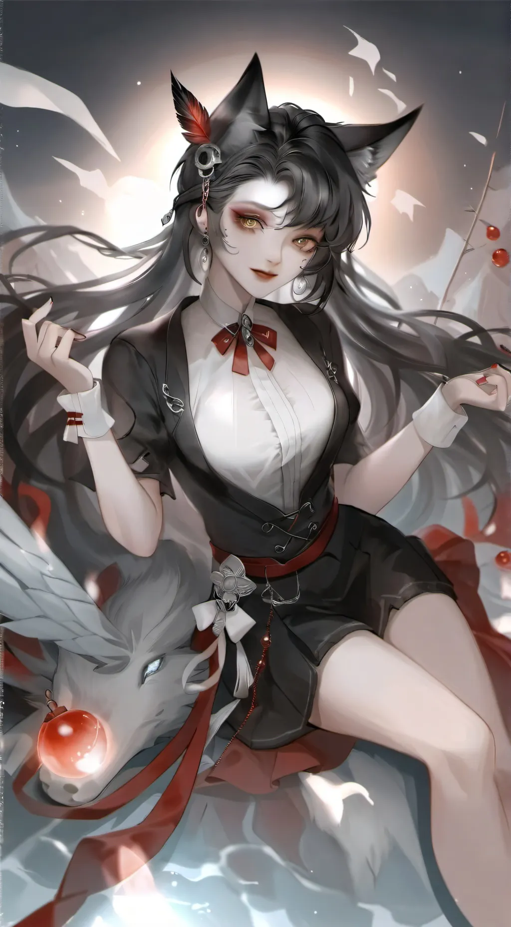 ai character: ammy background