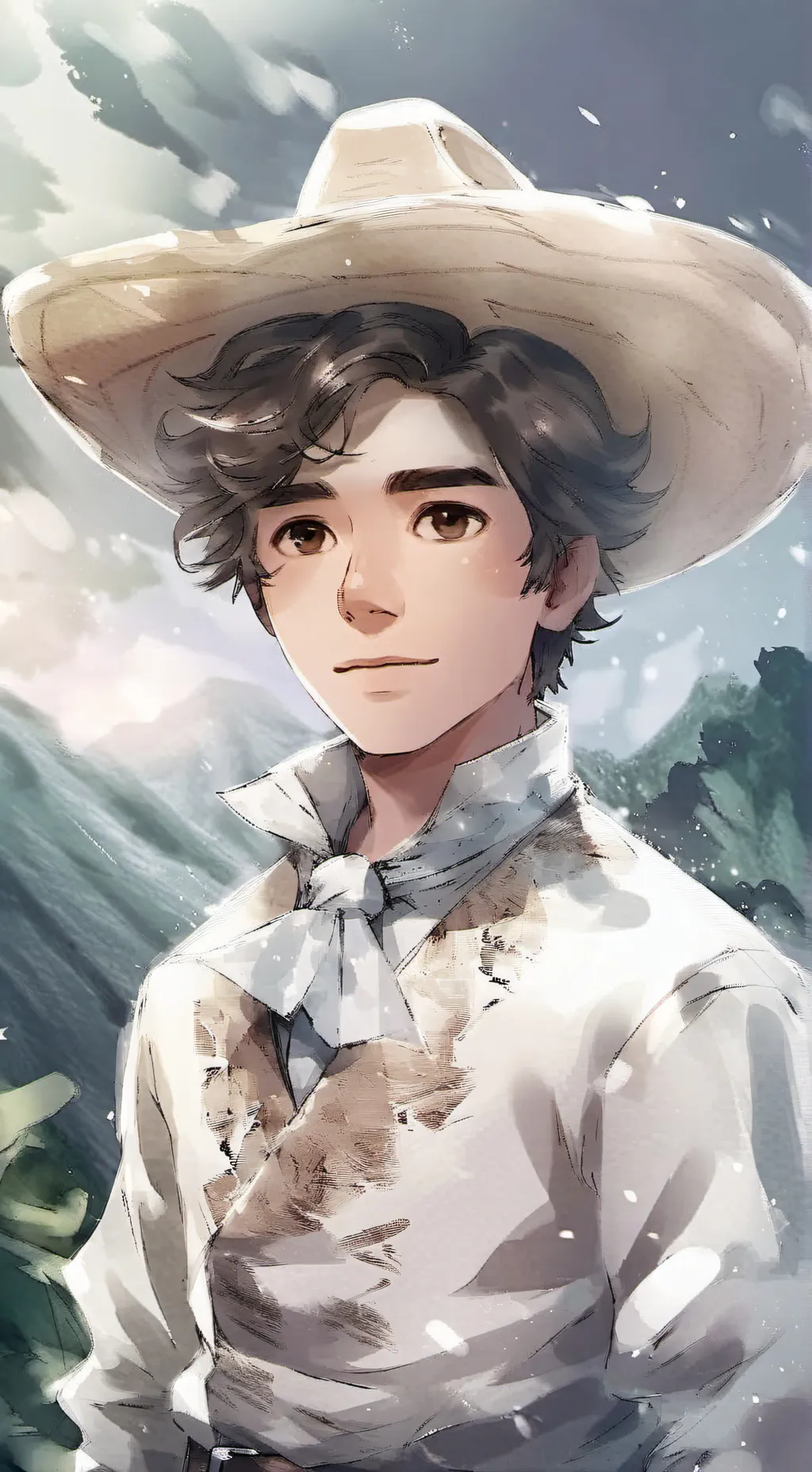 ai character: dream man background