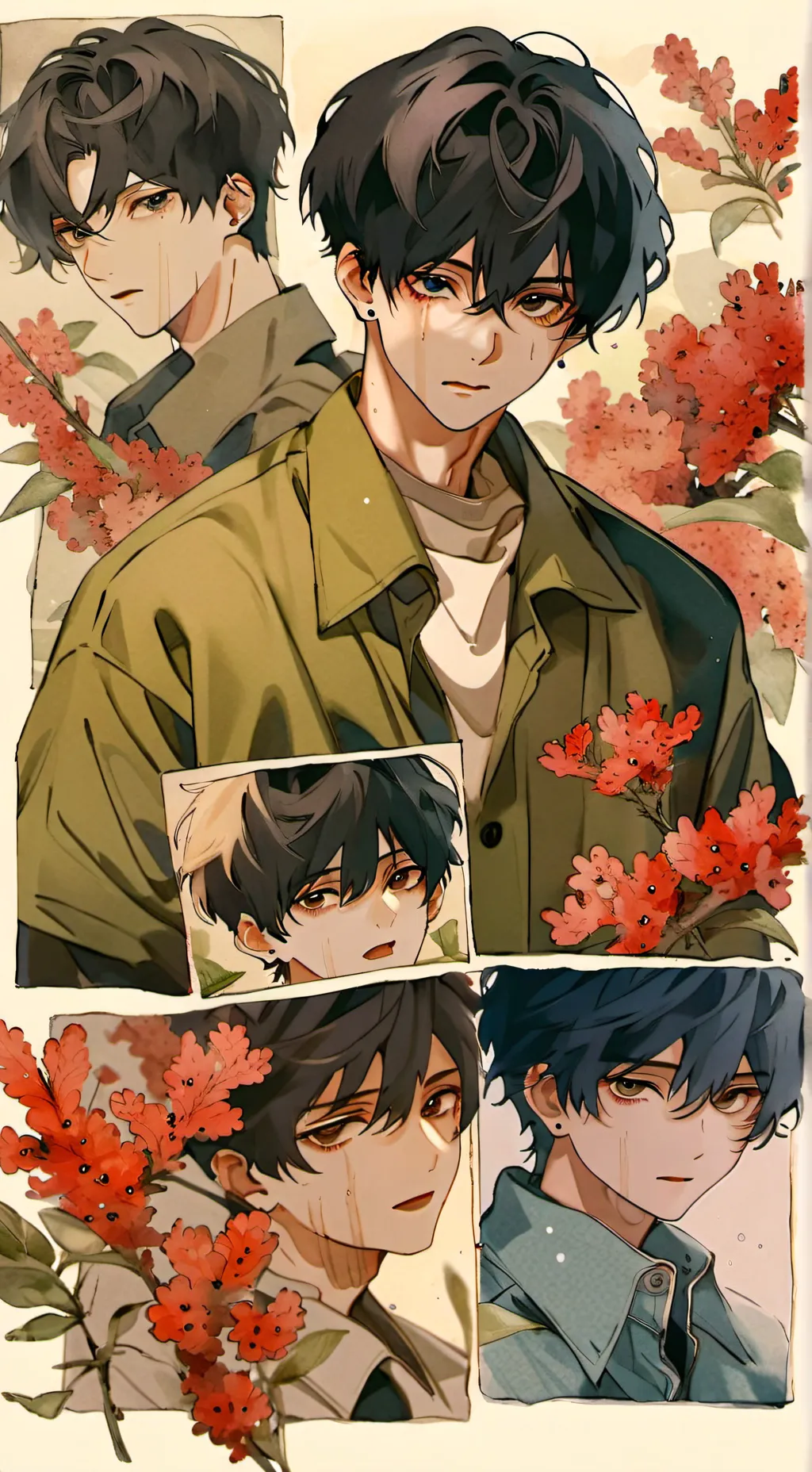 ai character: 🌹💔Tae🌹💔 background