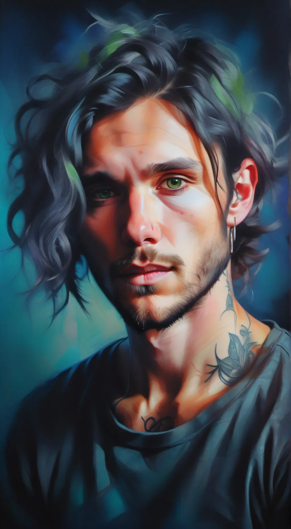 ai character: Lewis Townsend  background