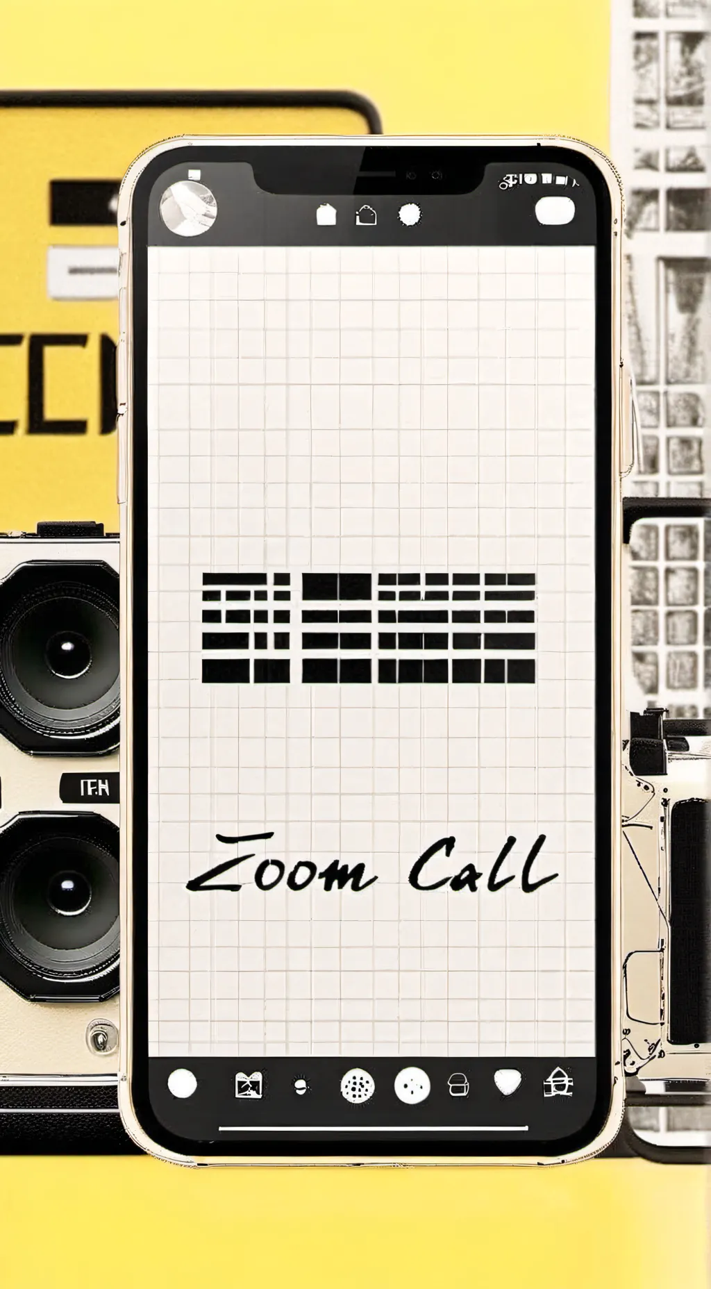 ai character: Fpe Zoom call background
