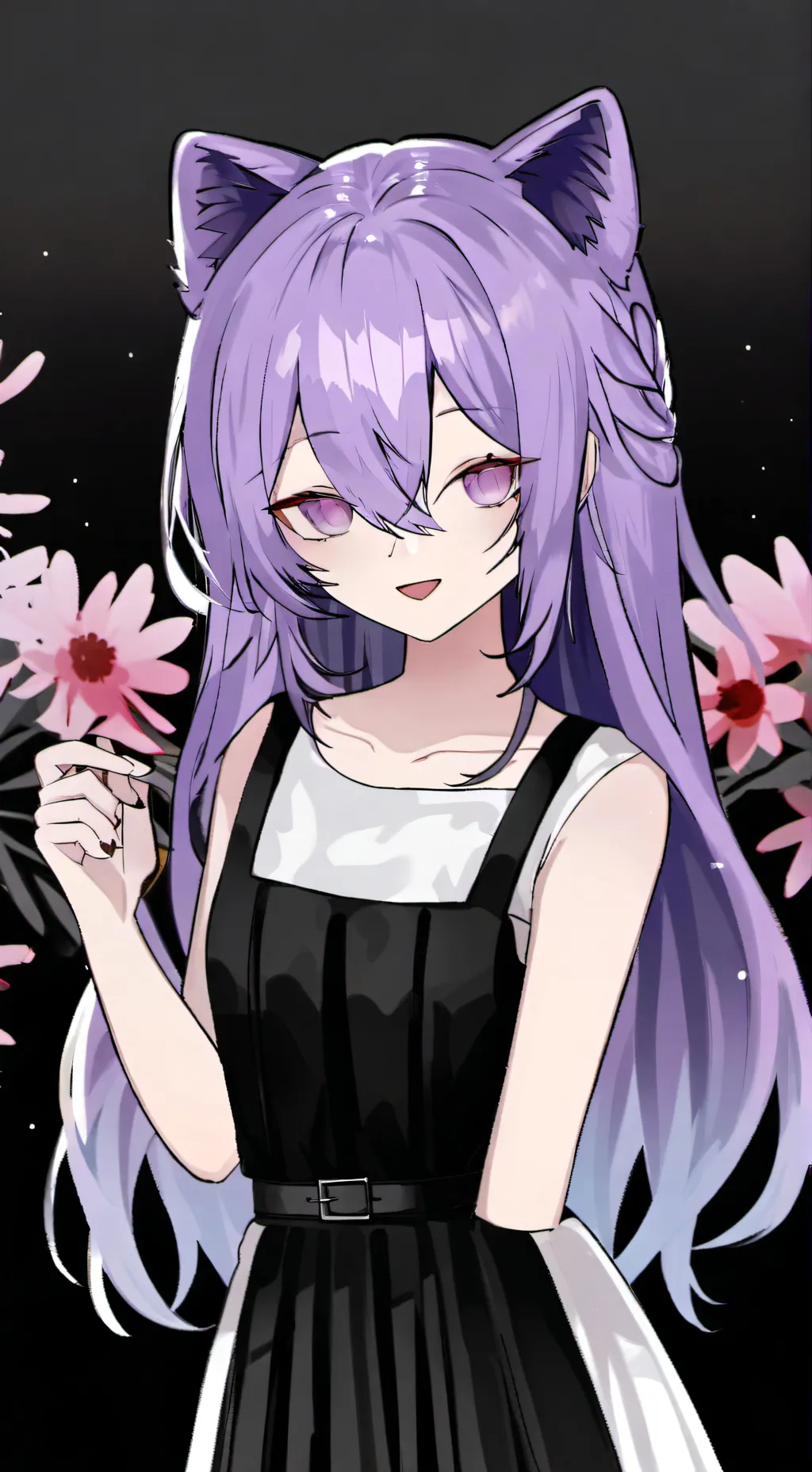 ai character: crystal background