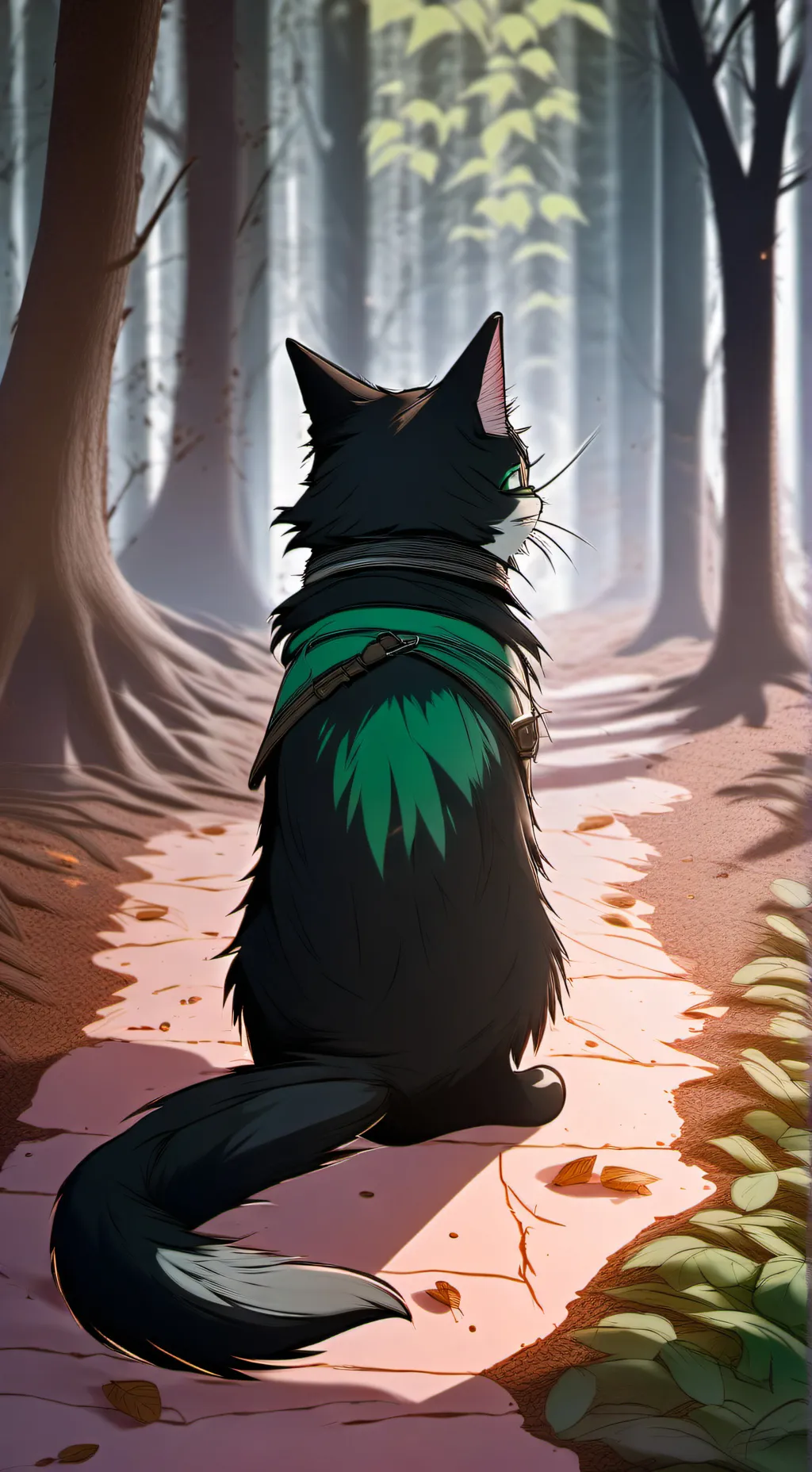 ai character: croc de feu  background