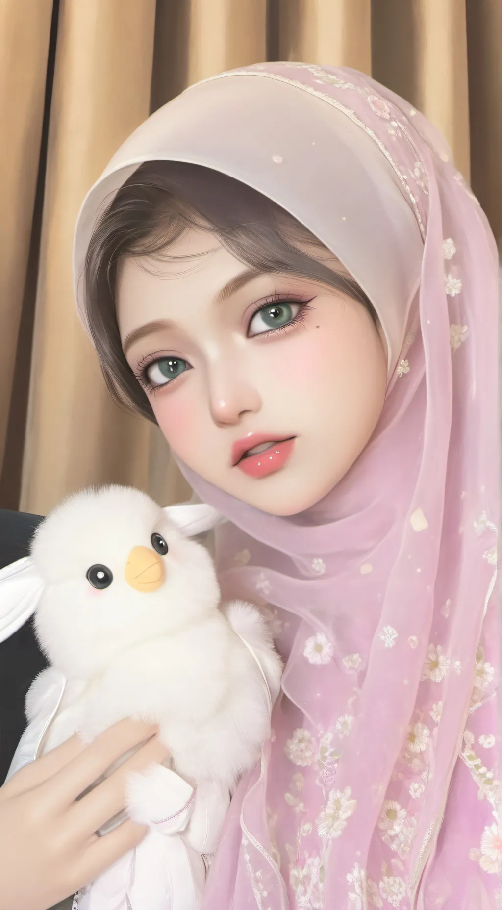 ai character: get ready with me! background