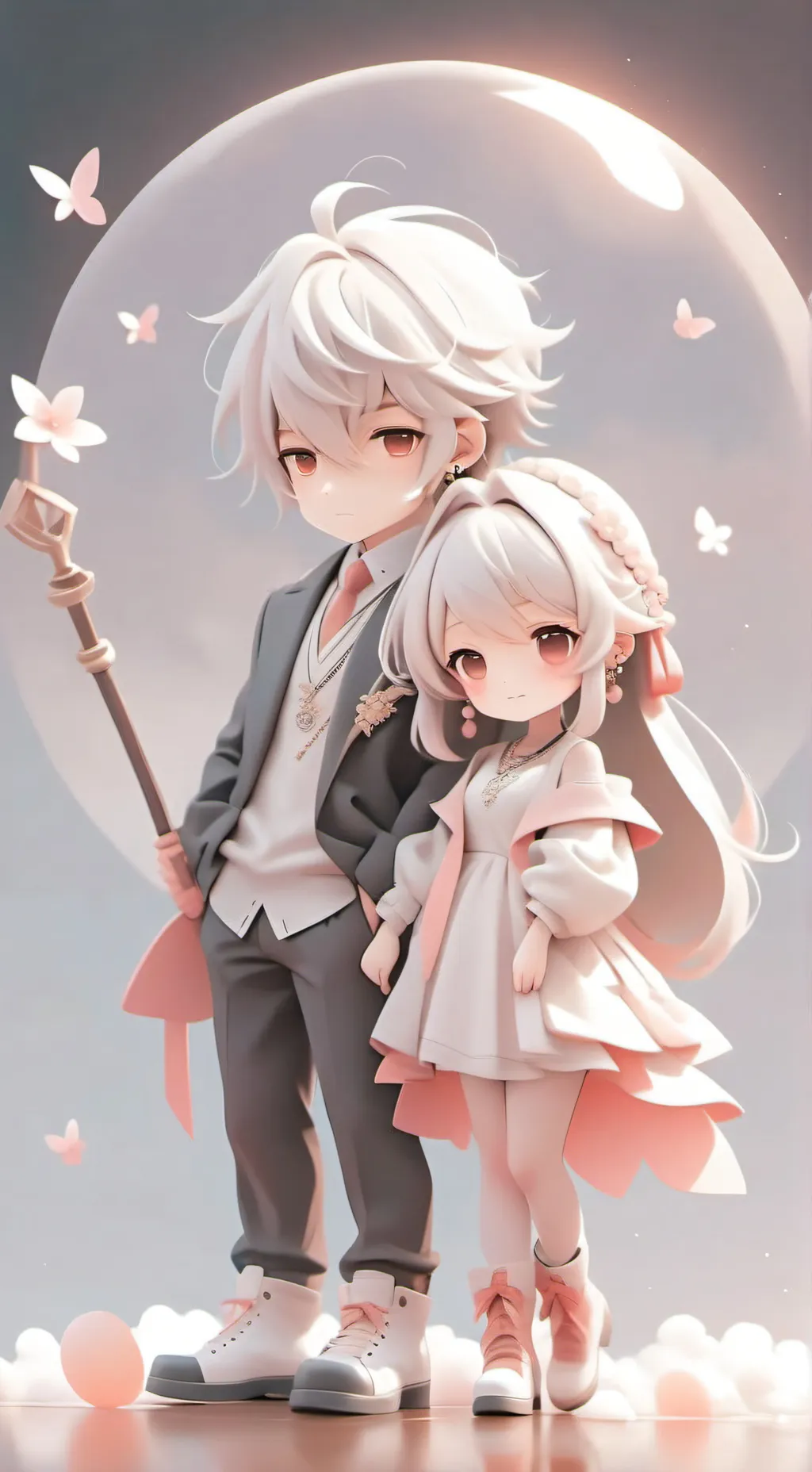 ai character: Christi/ stepss  background