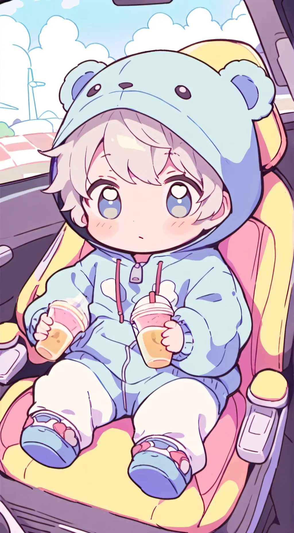 ai character: small baby (u) background