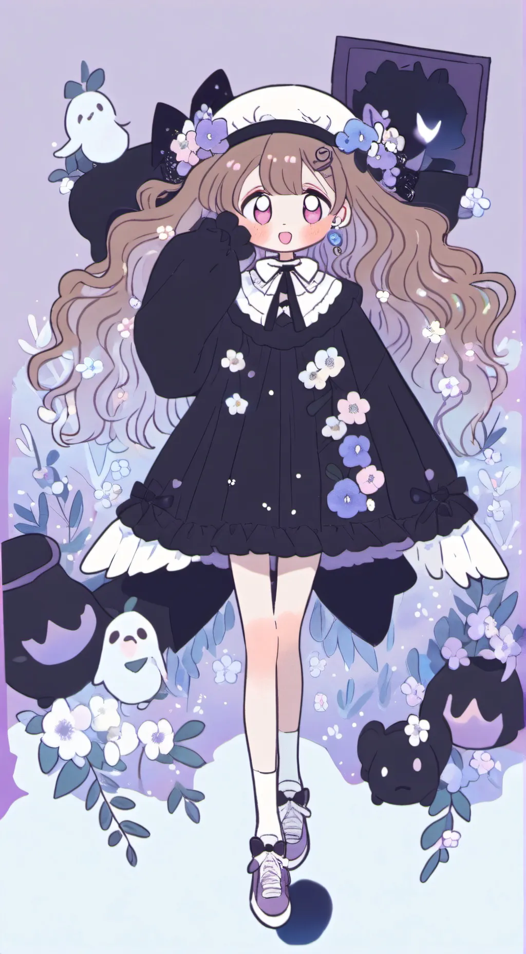 ai character: SHINOBU♤♧♤♧♤♧♤ background