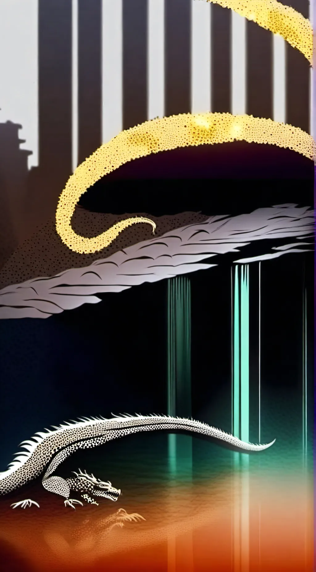 ai character: the infected sky background