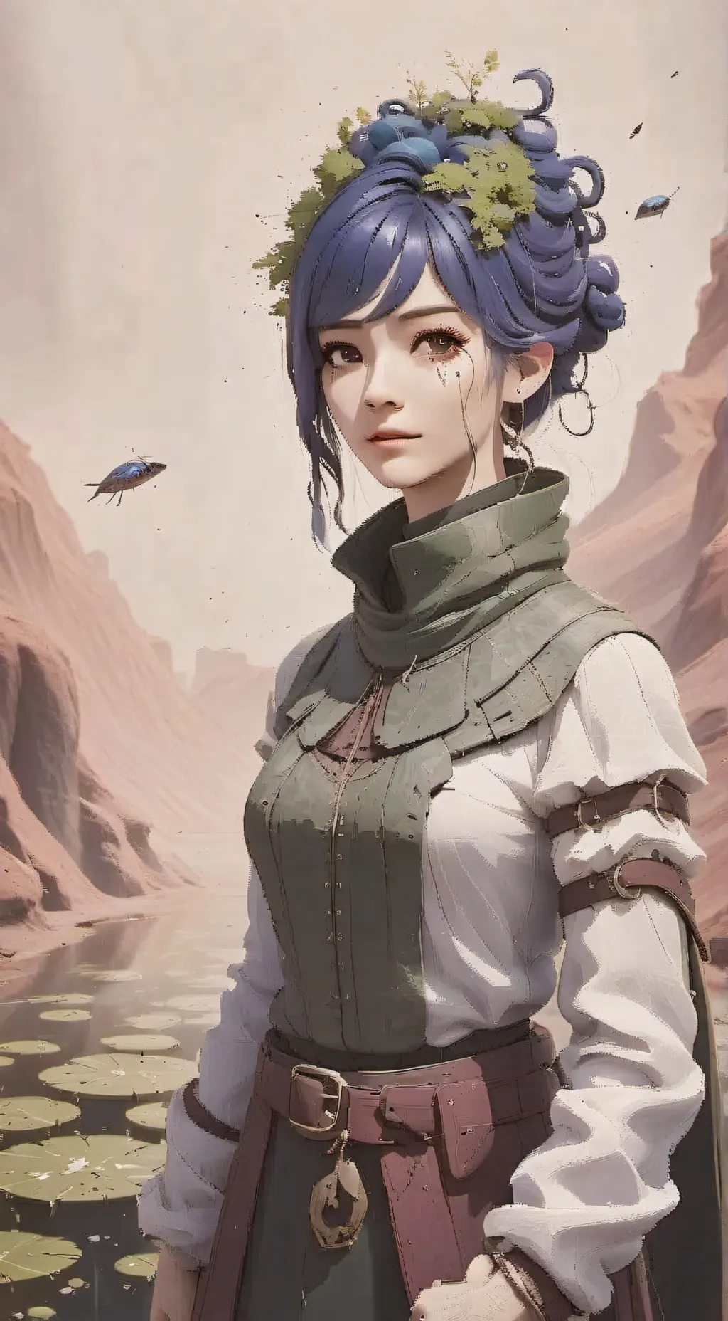 ai character: lilly background