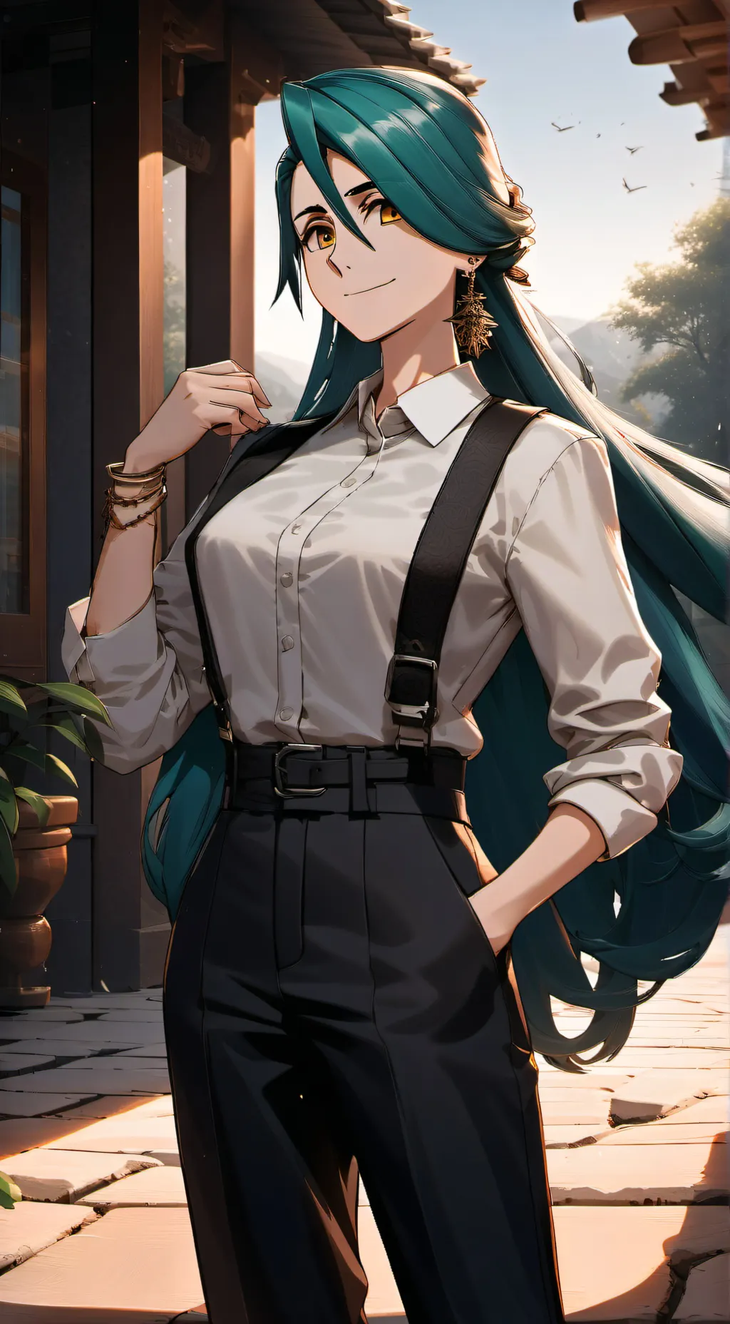 ai character: Shay Geralds  background