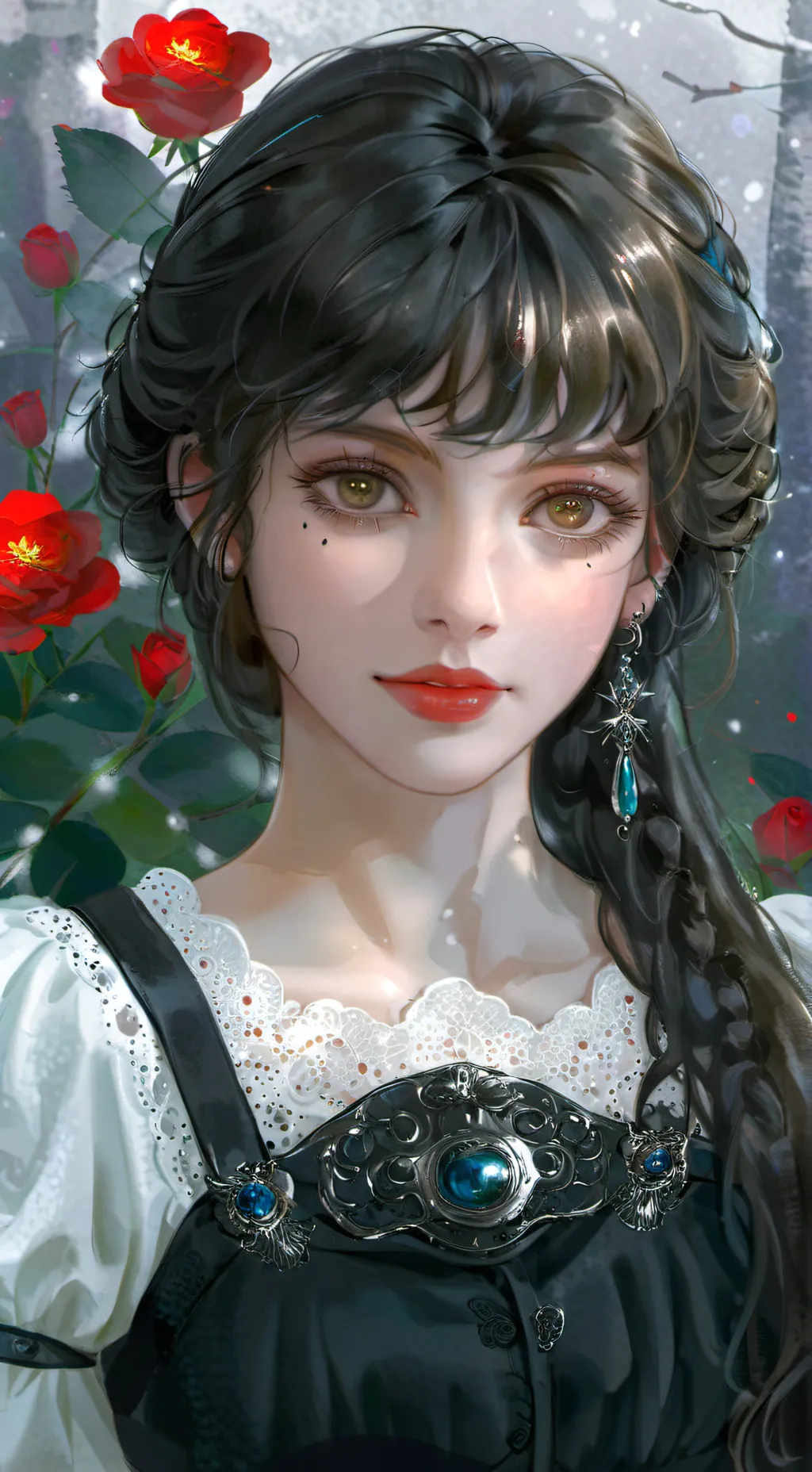 ai character: Ophelia Metal  background