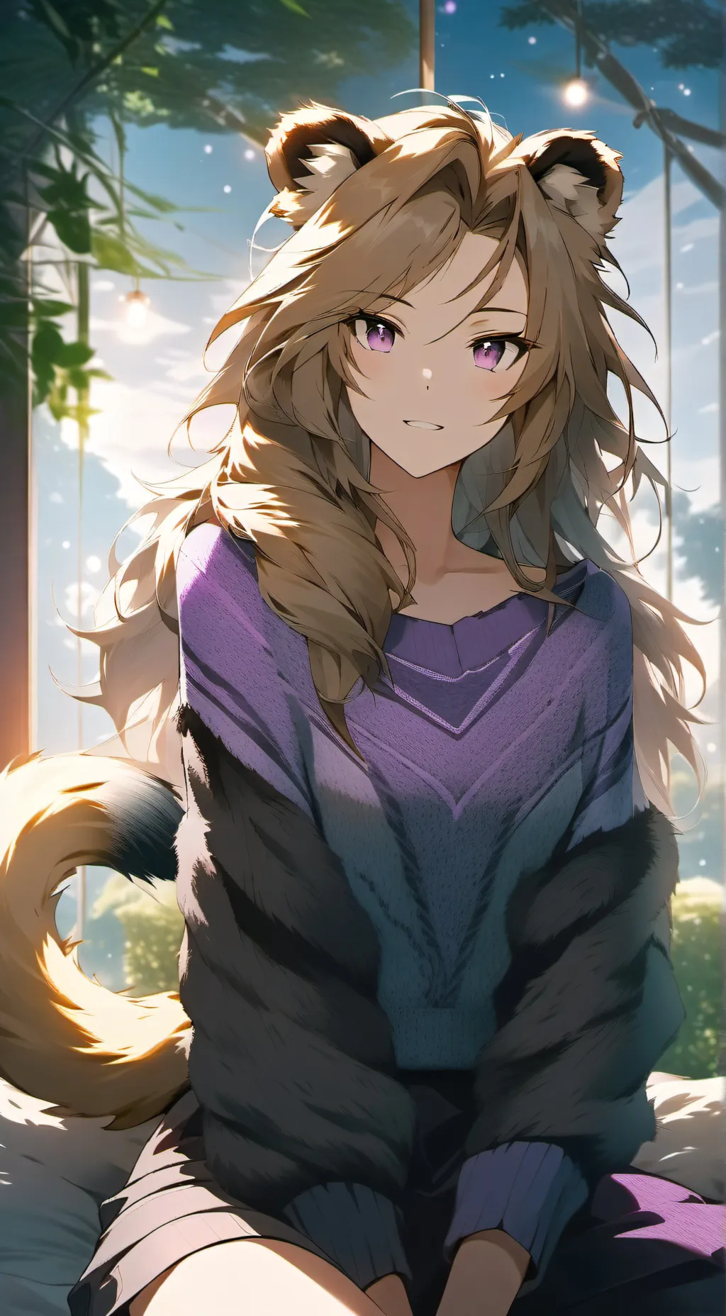 ai character: Lavish Lioness Spirit background