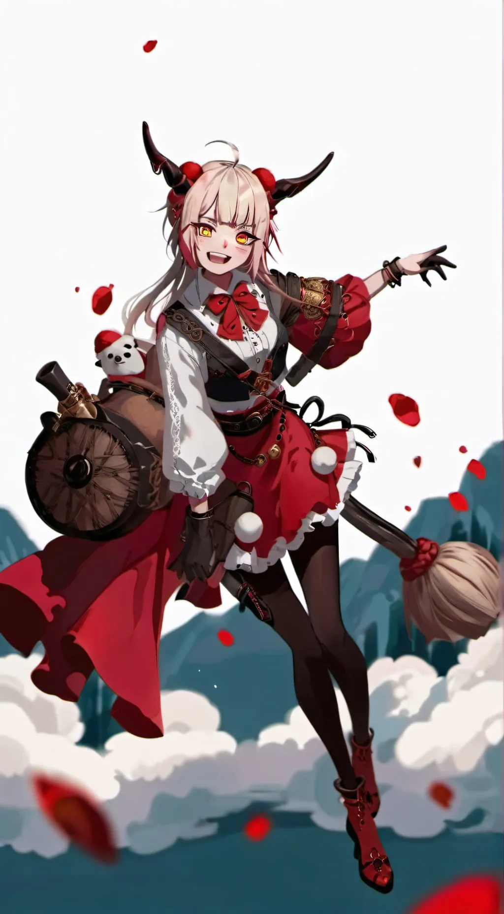 ai character: toga background