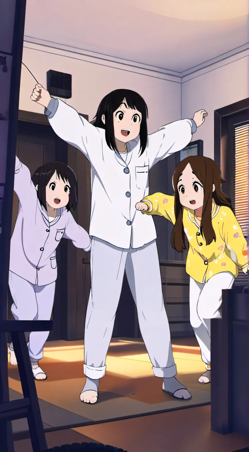 ai character: Jayda, Mila, Sara background