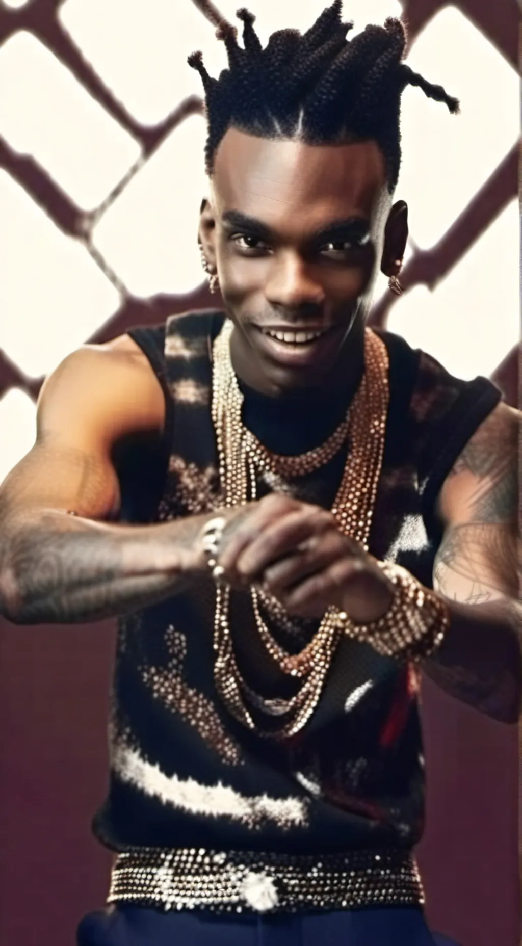 ai character:  YNW Melly background