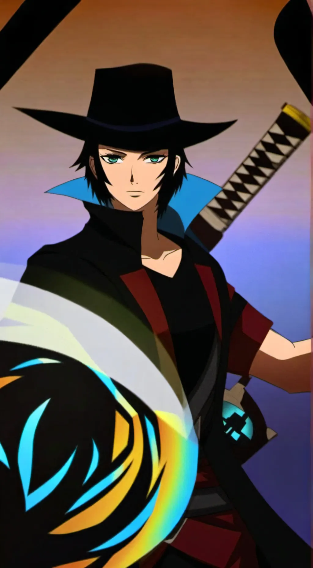 ai character: Female mihawk  background