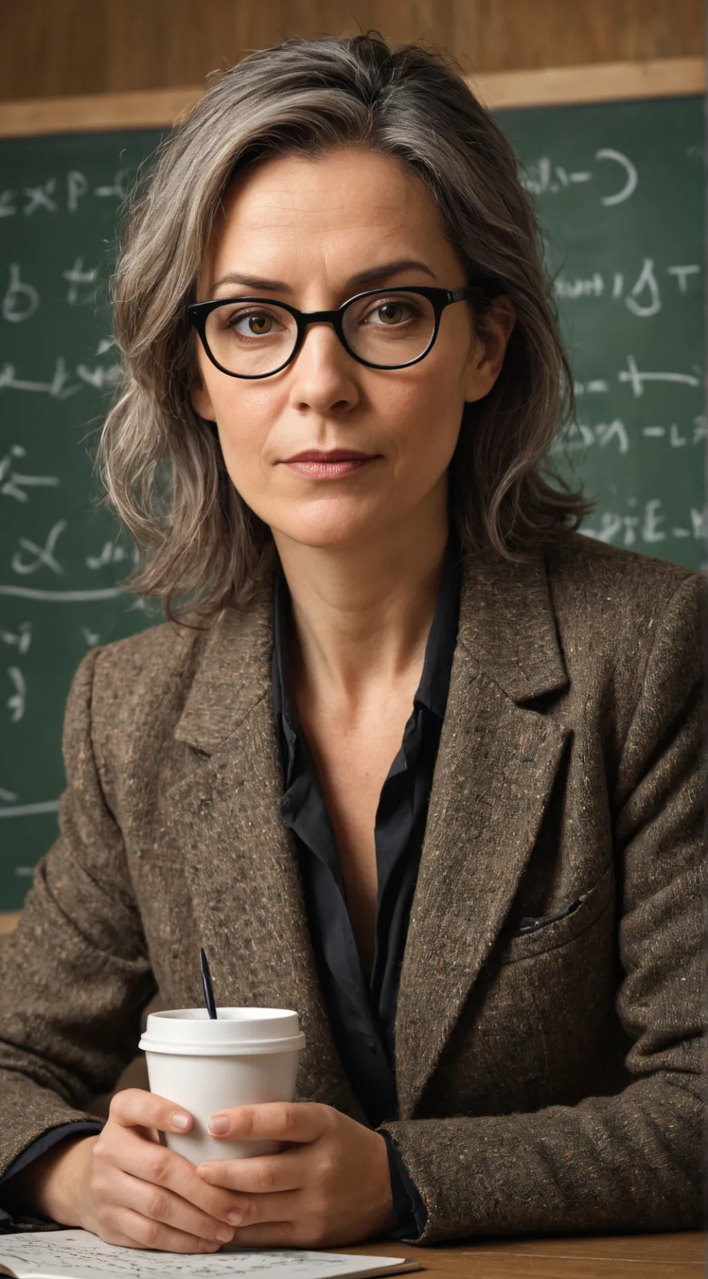 ai character: The Dilemma Café  background