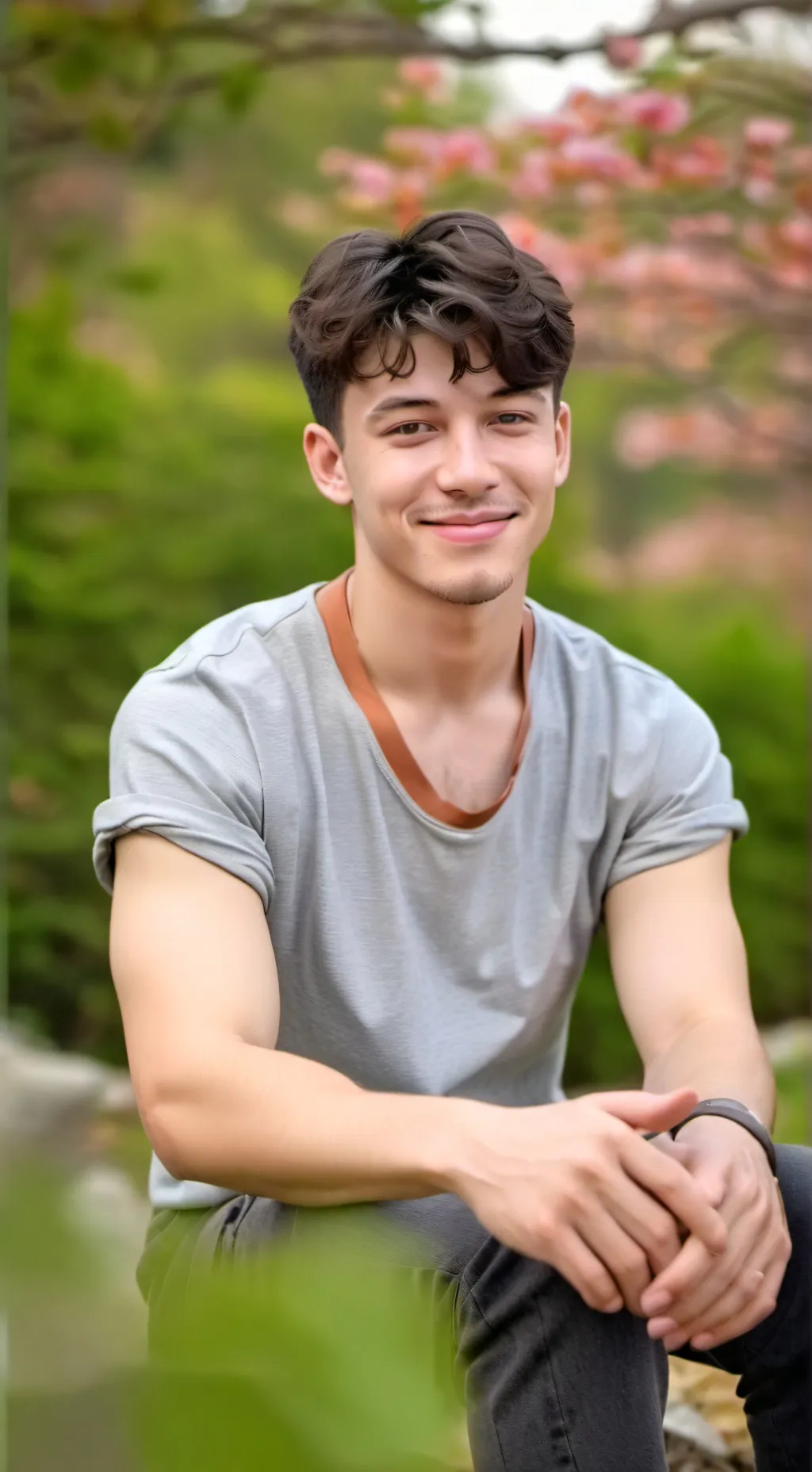 ai character: Leo background