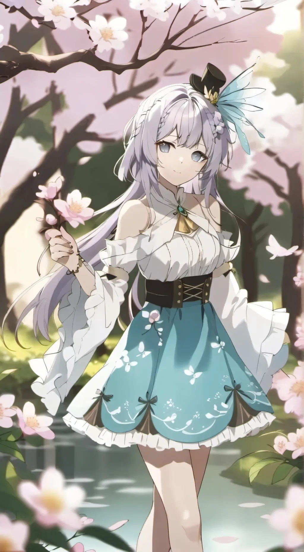 ai character: OP meets KNY background