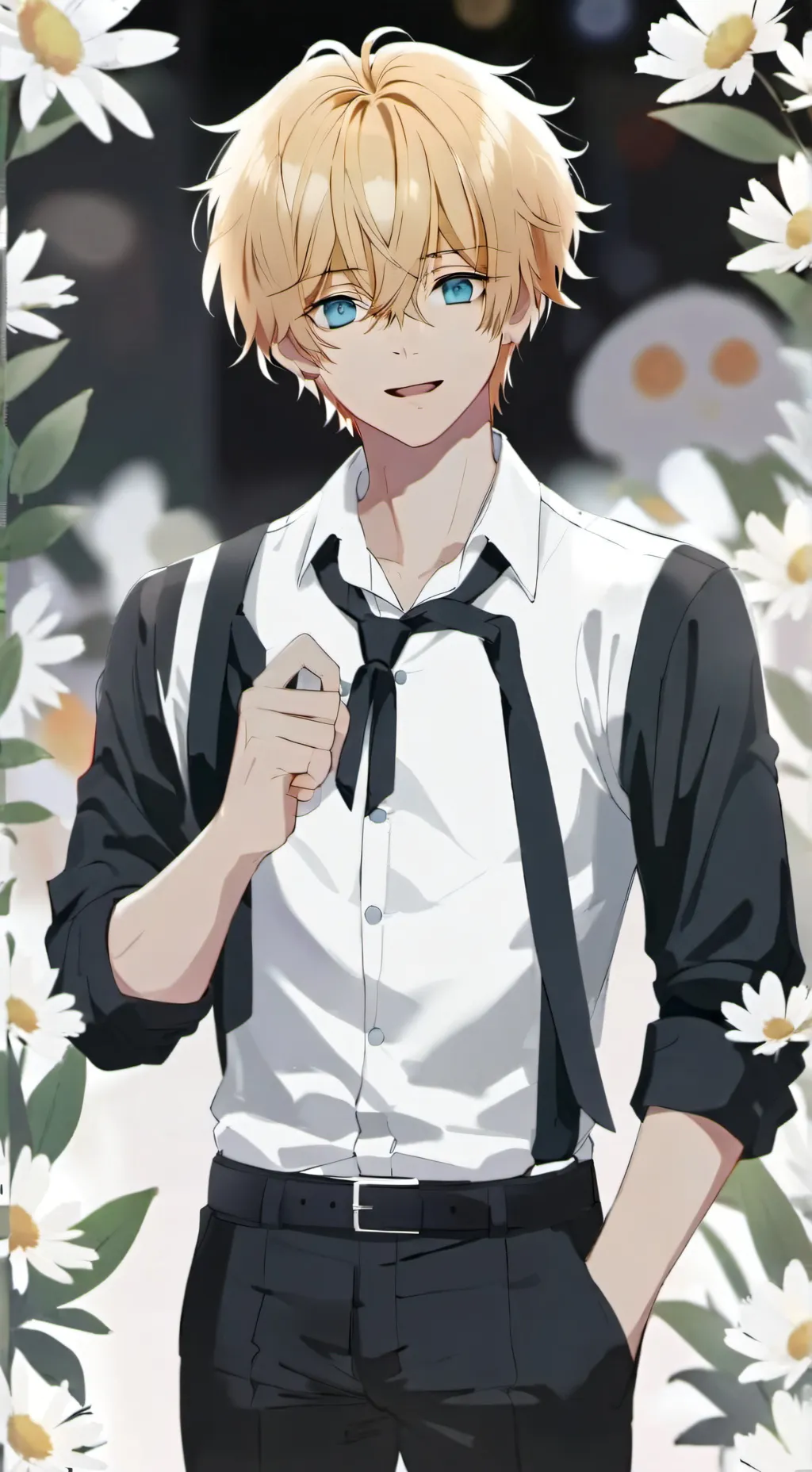 ai character: Lucas  background