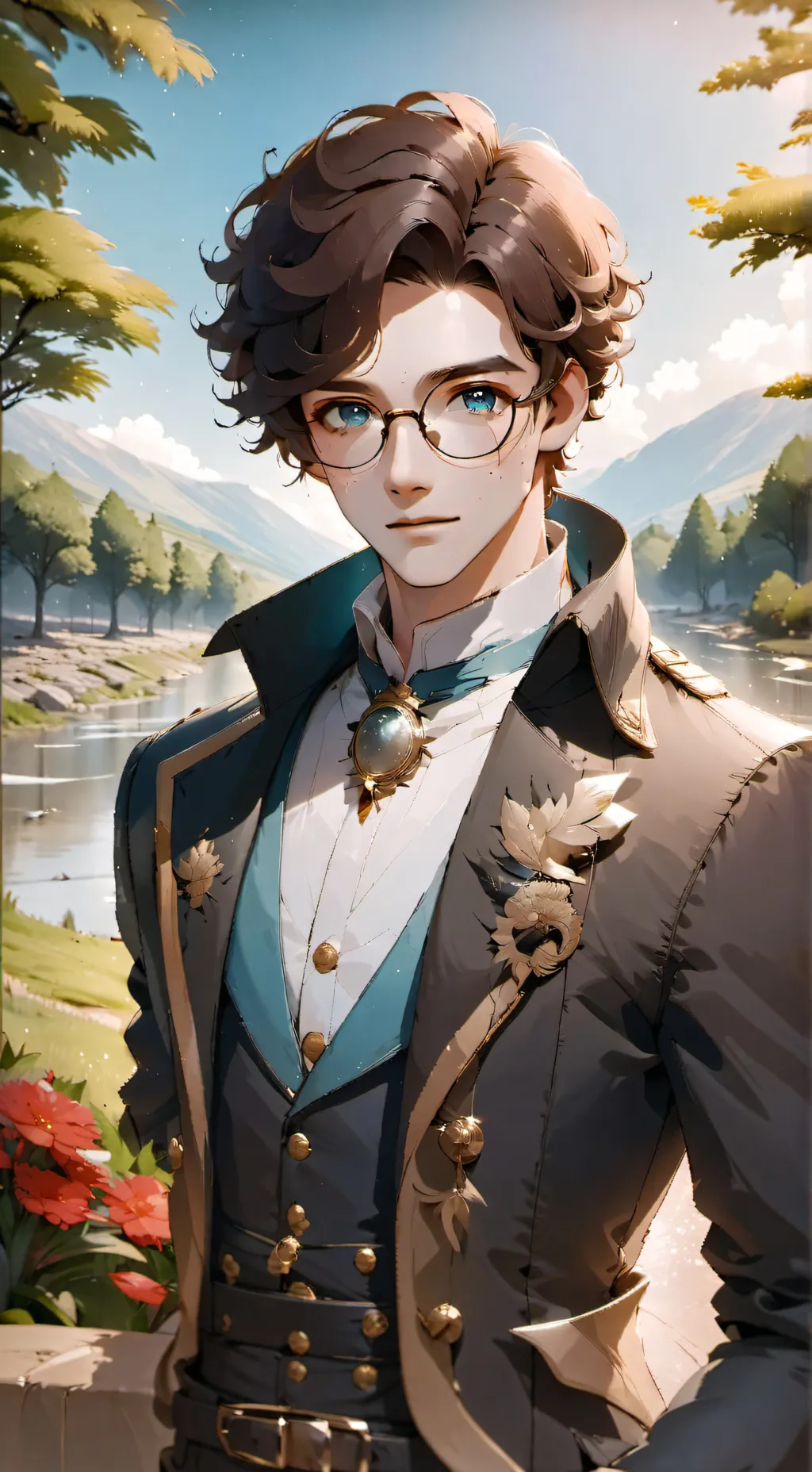 ai character: Lawrence  background