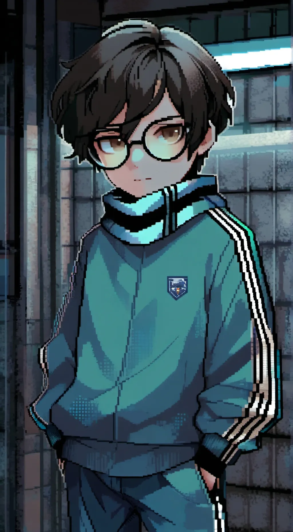 ai character: □Luke Bestwick□ background