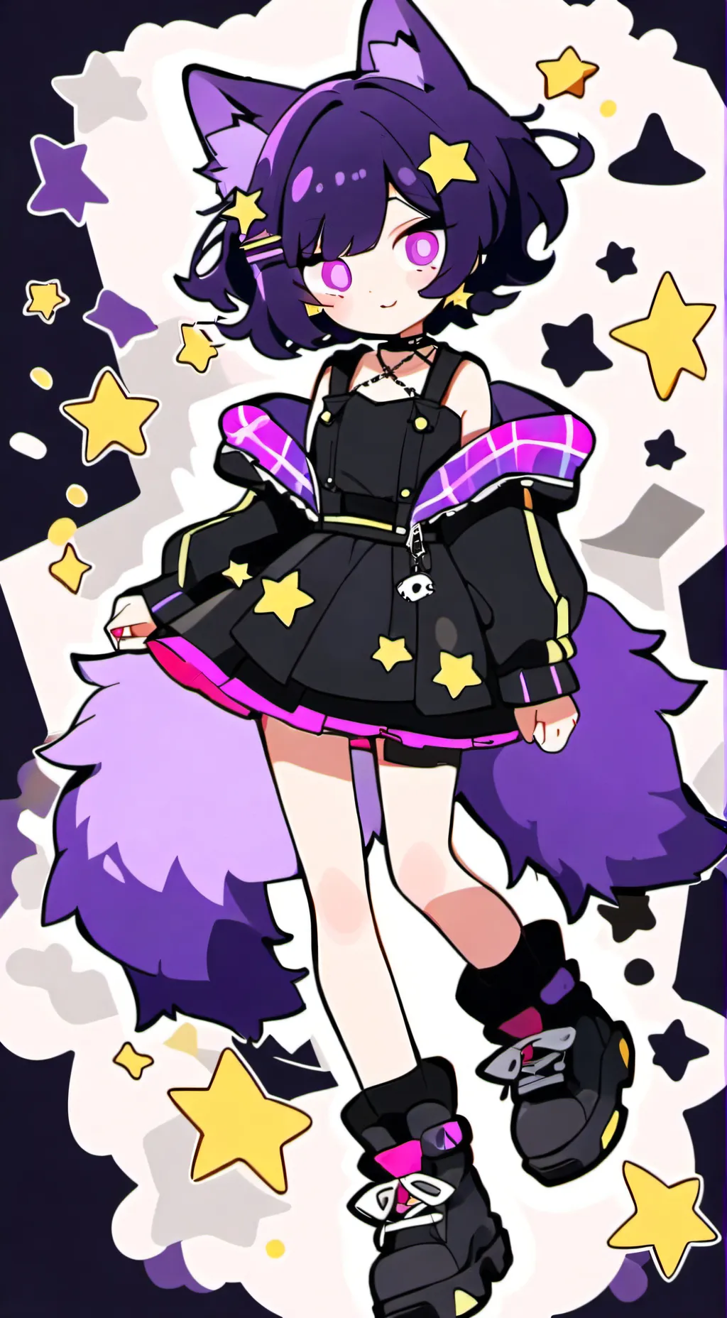 ai character: ☆Star☆ background