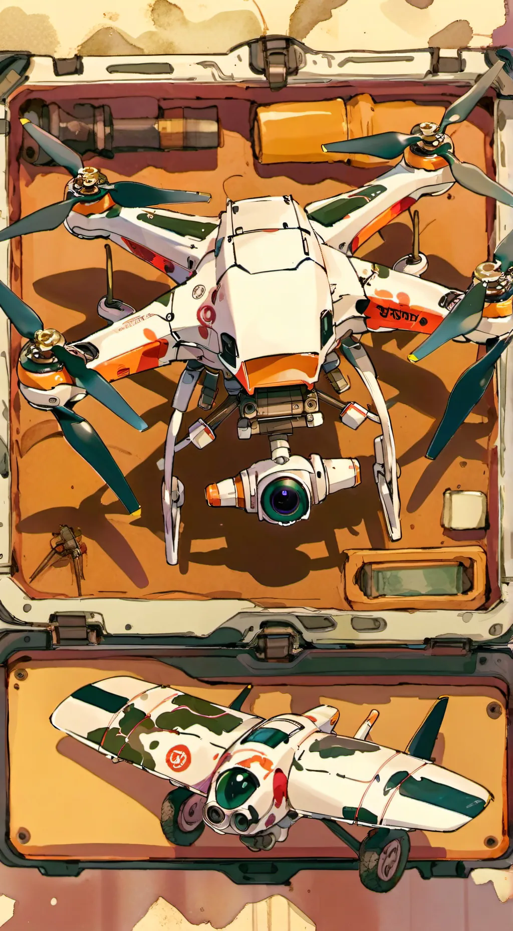 ai character: md son AGAIN background