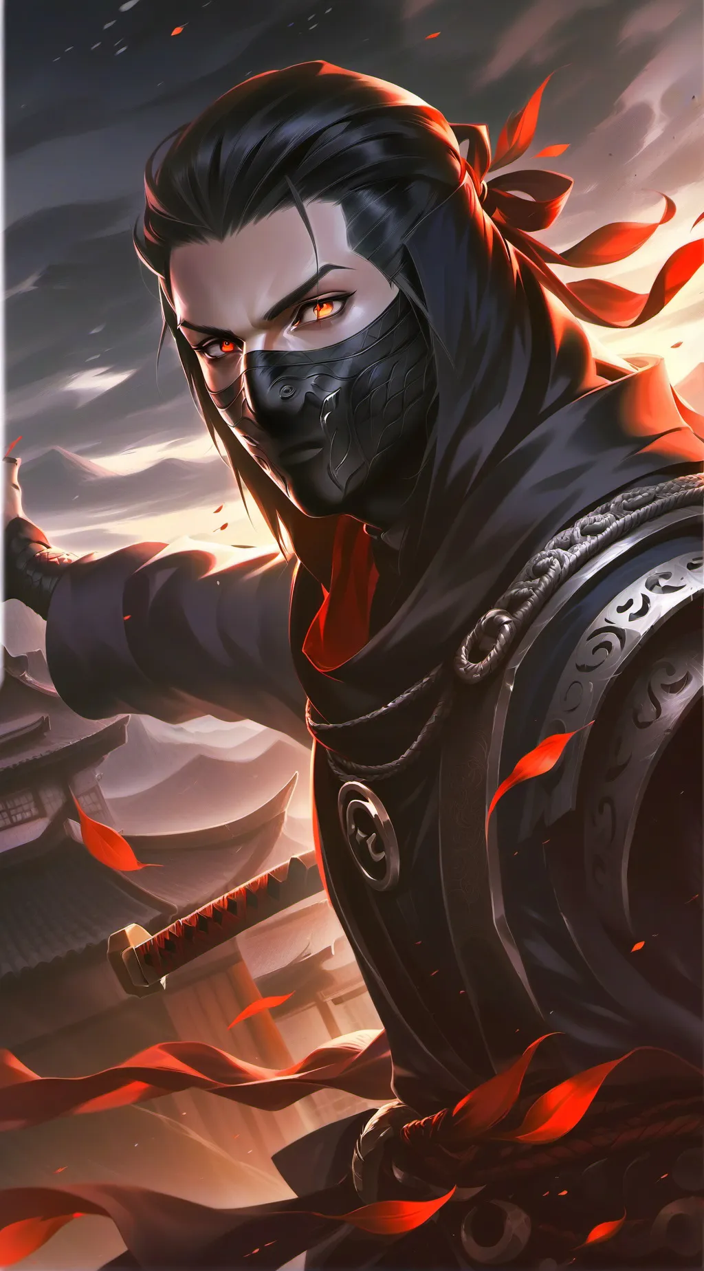 ai character: Itachi Uchiha background