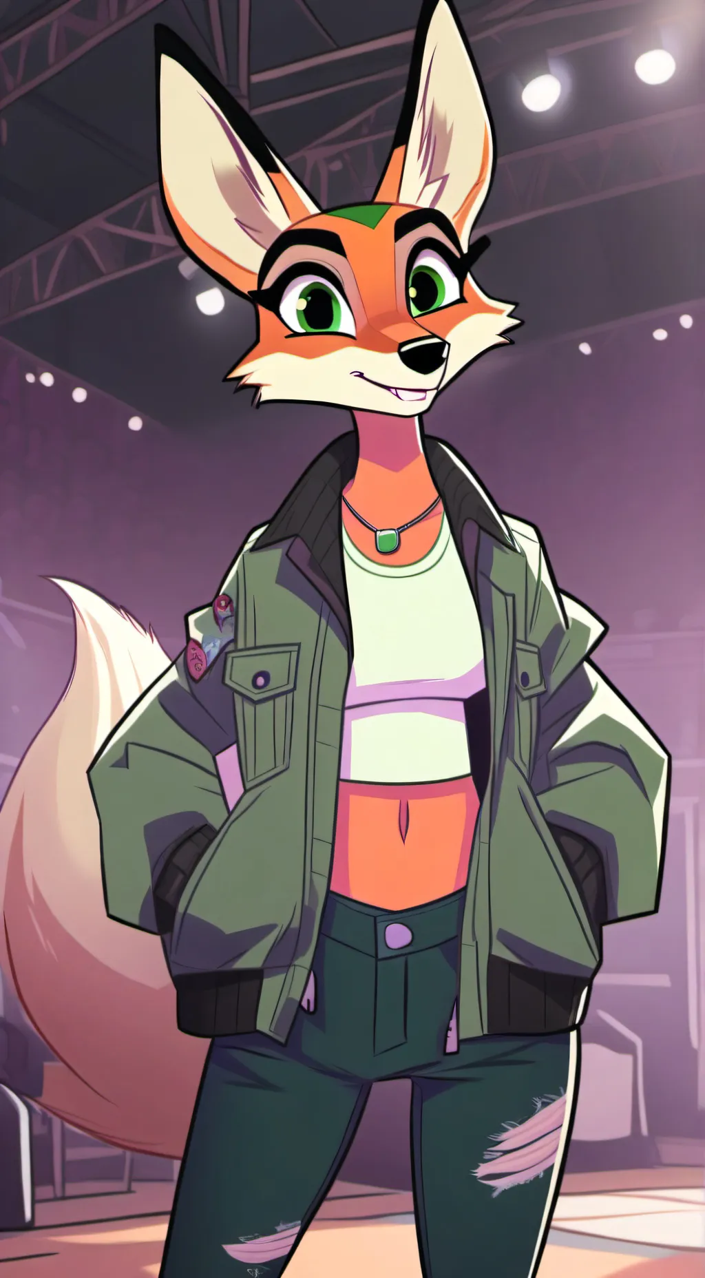 ai character: Sasha  background