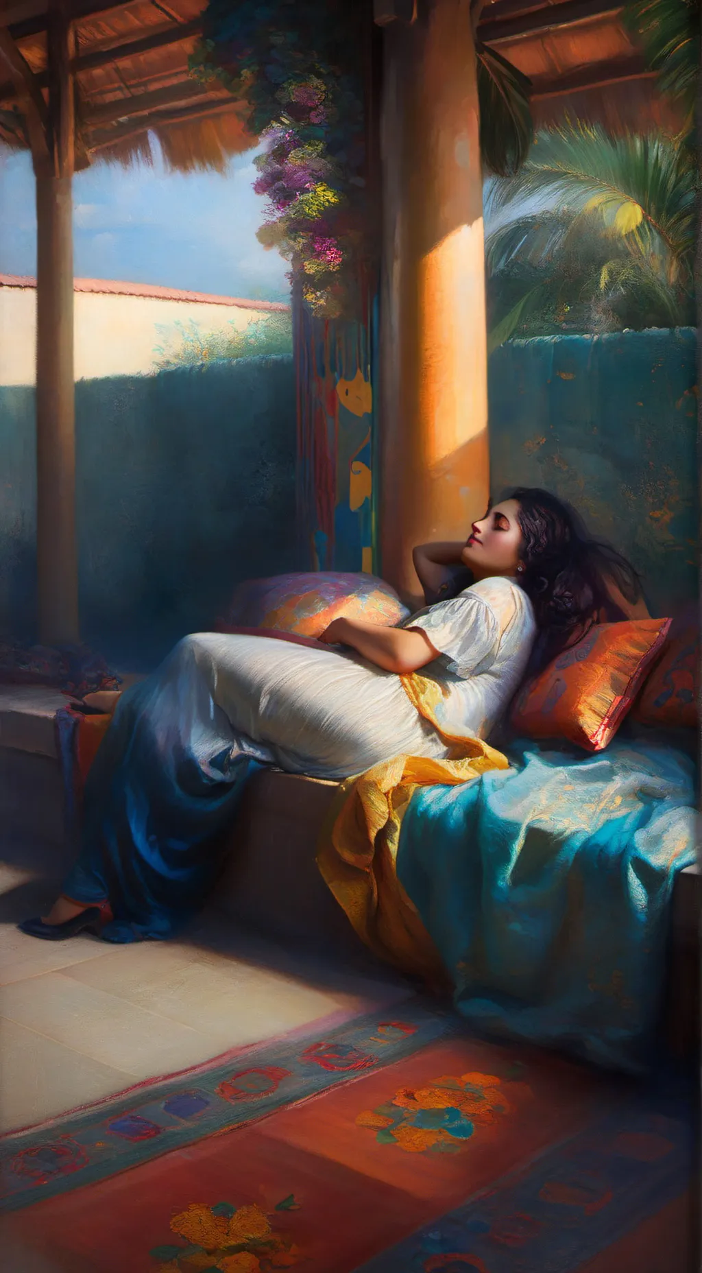 ai character: Kaori background