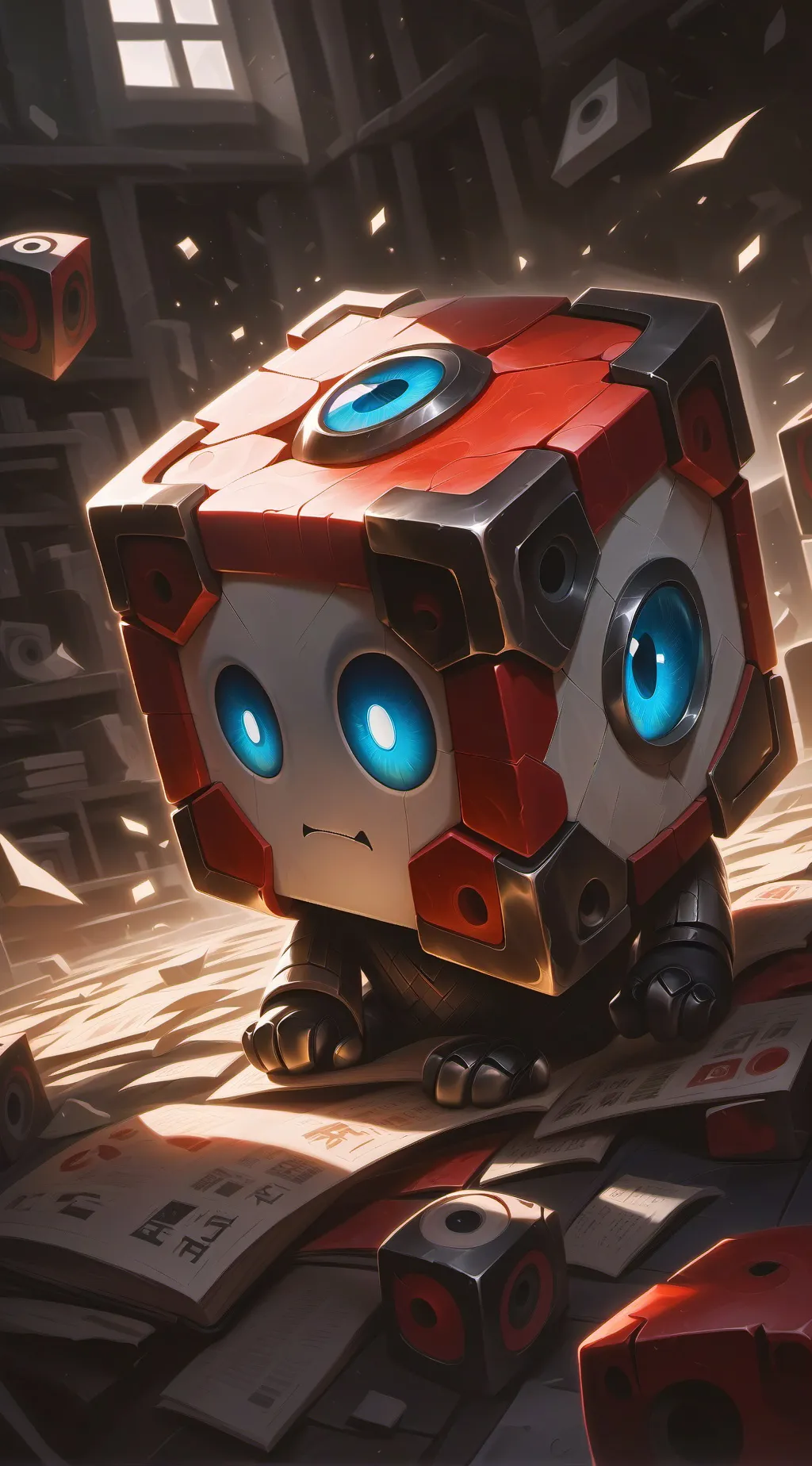 ai character: Cuber background