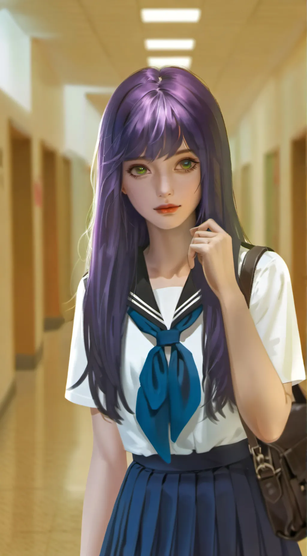 ai character: HS Crush background