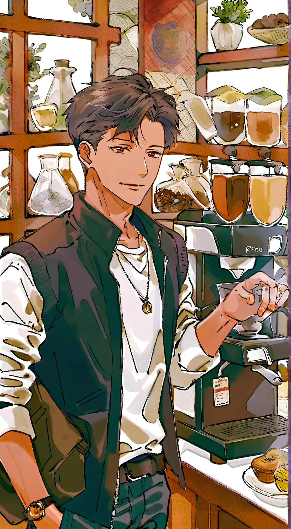 ai character: Yandere Leif background