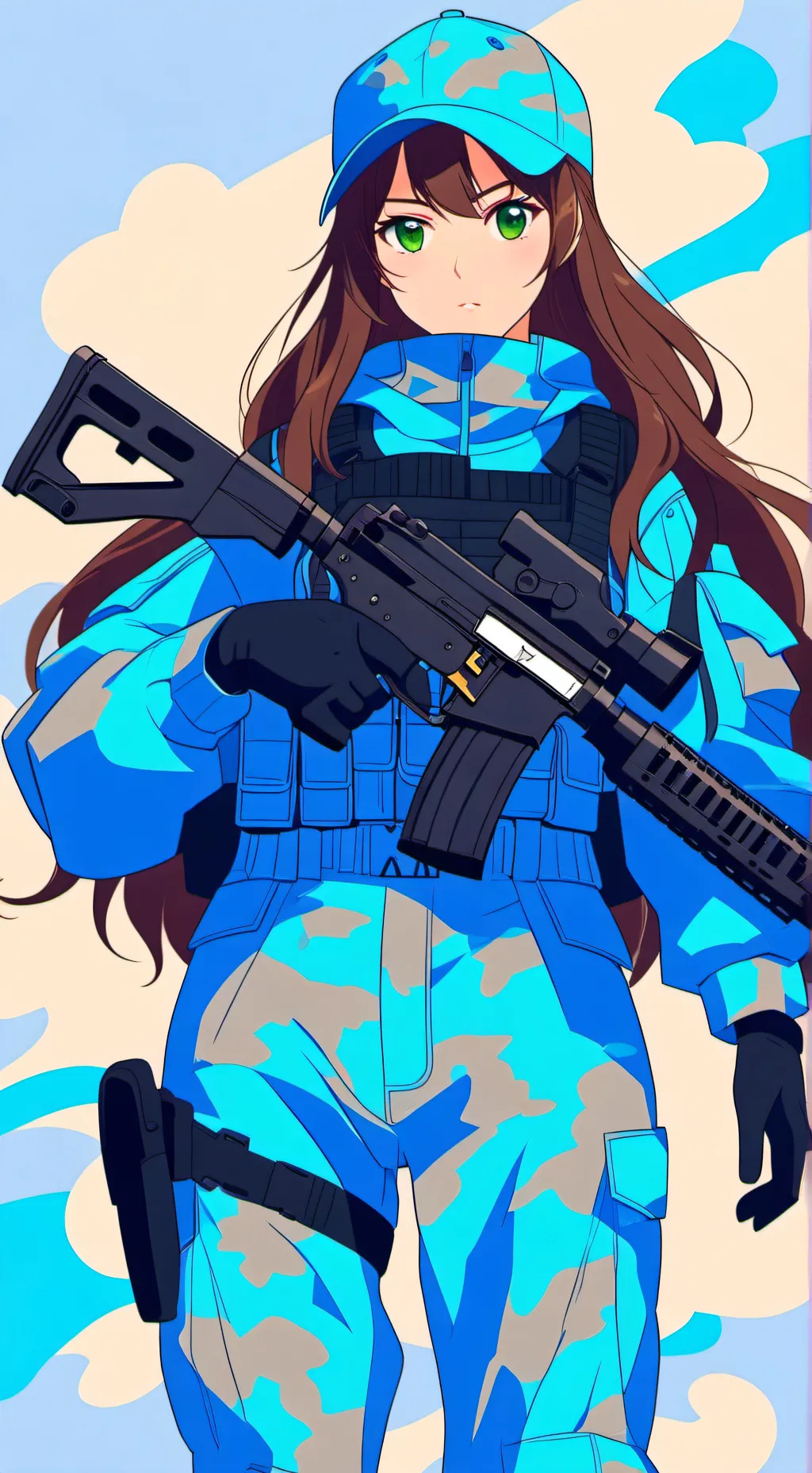 ai character: Raven background