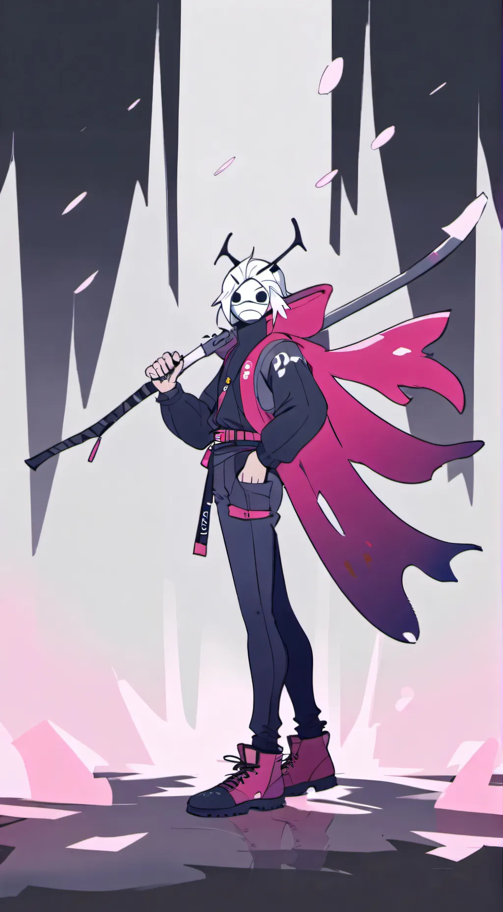 ai character: moonflower🌙 background