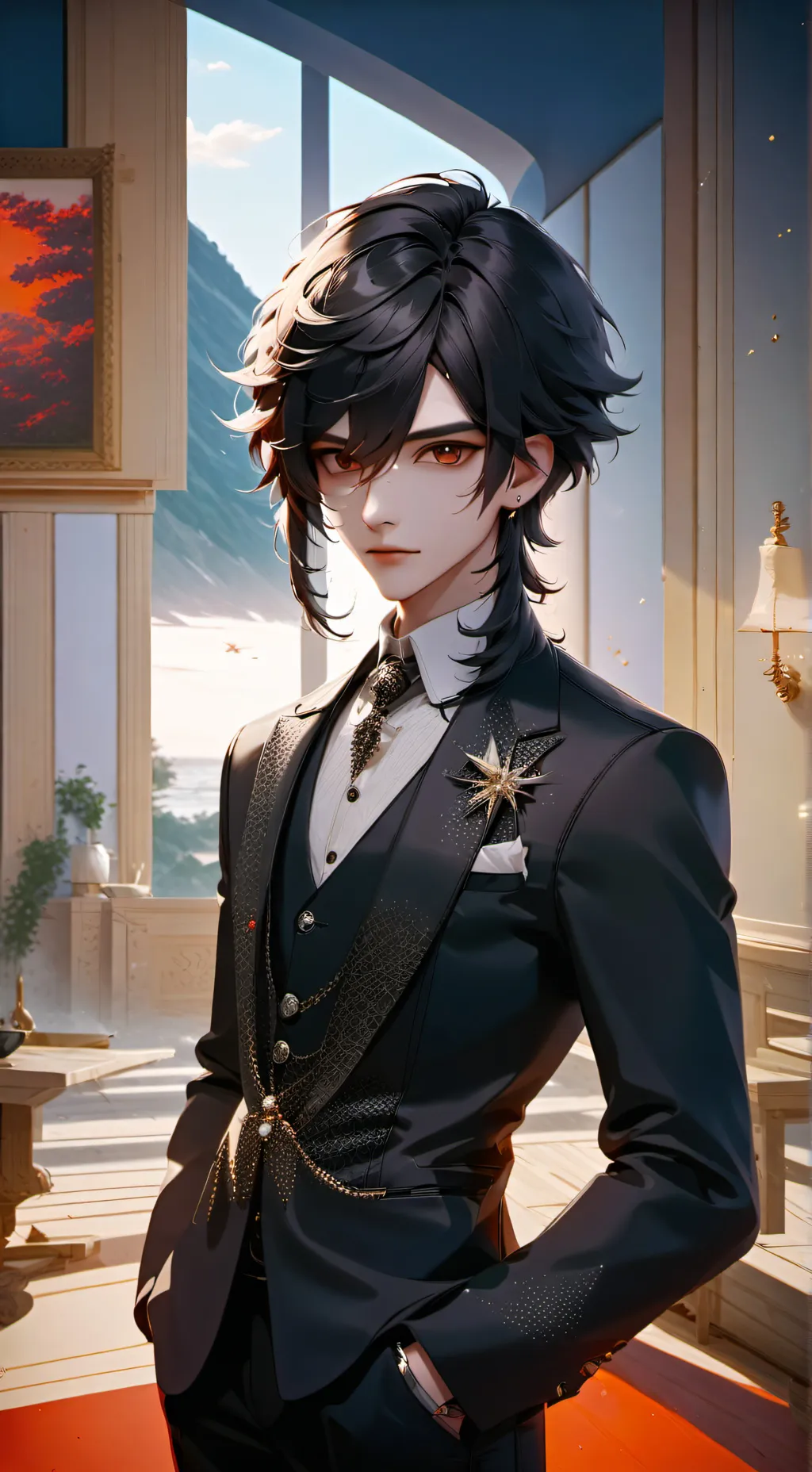 ai character: Kage background