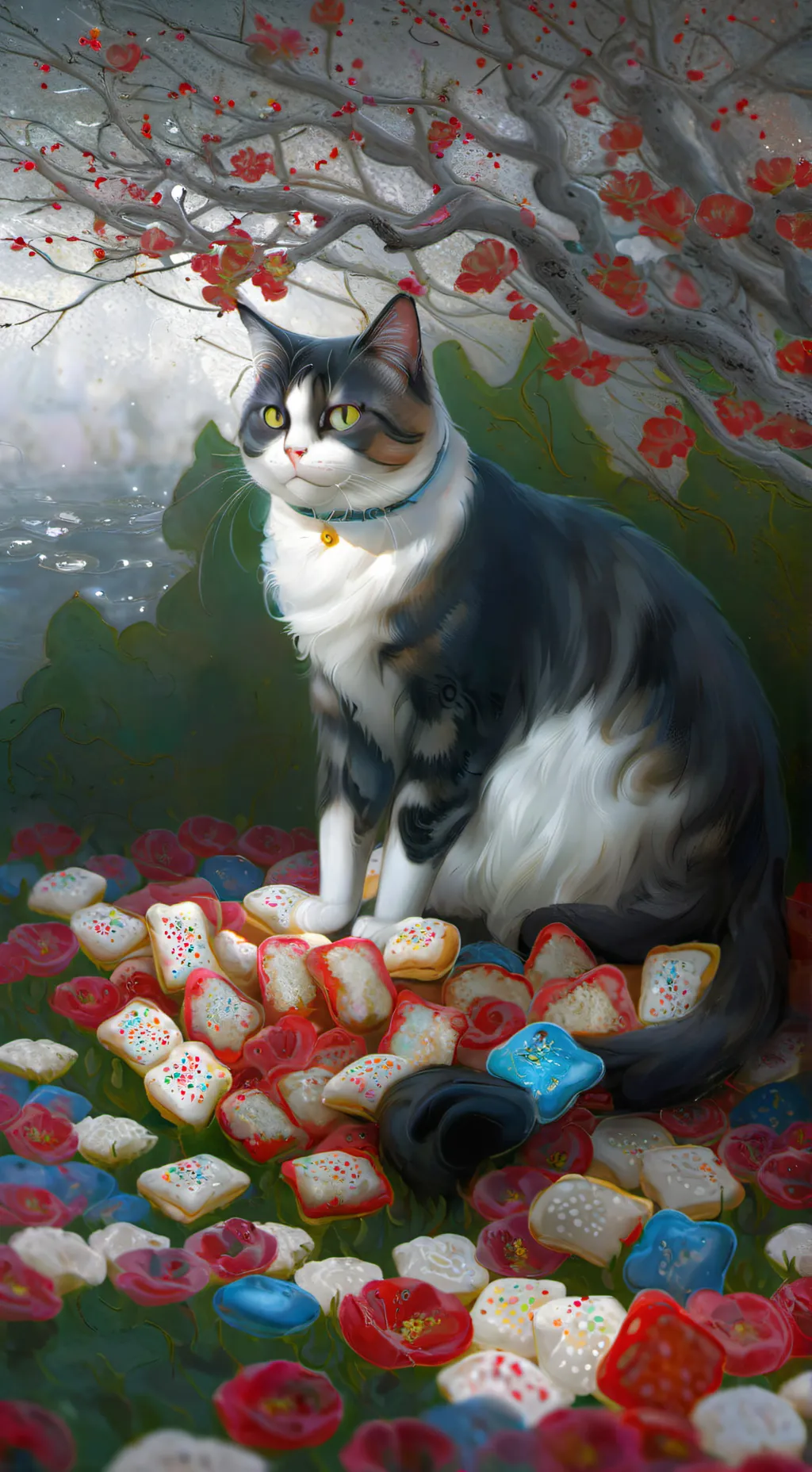 ai character: Pop tarts background