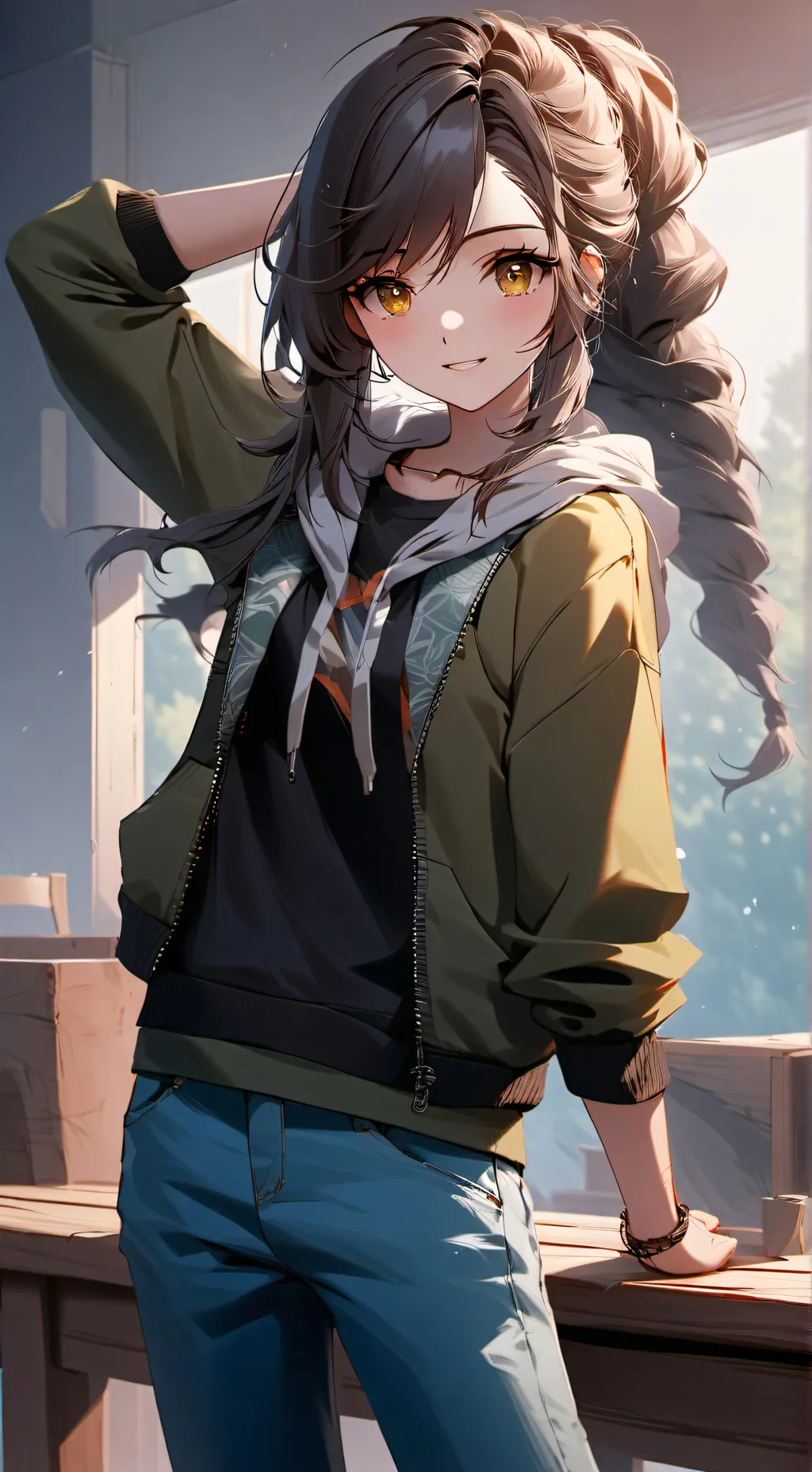 ai character: •=~ eve ~=• background