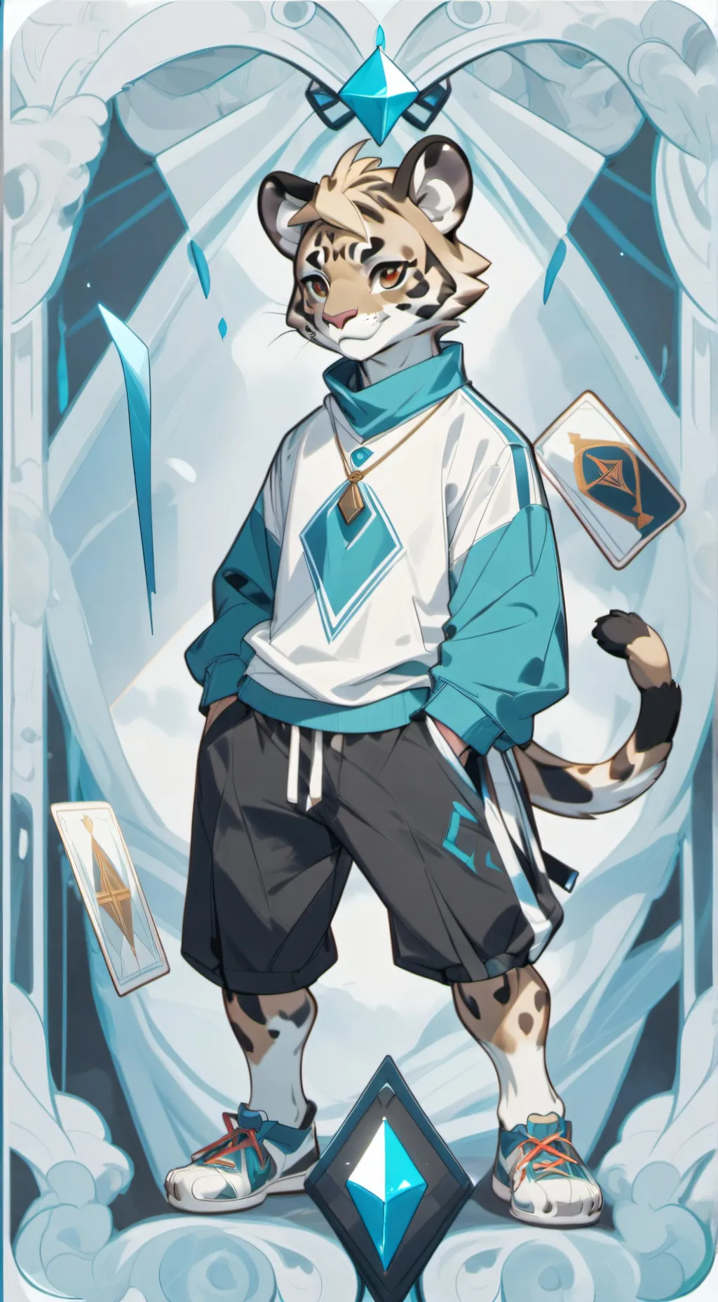 ai character: Ash background