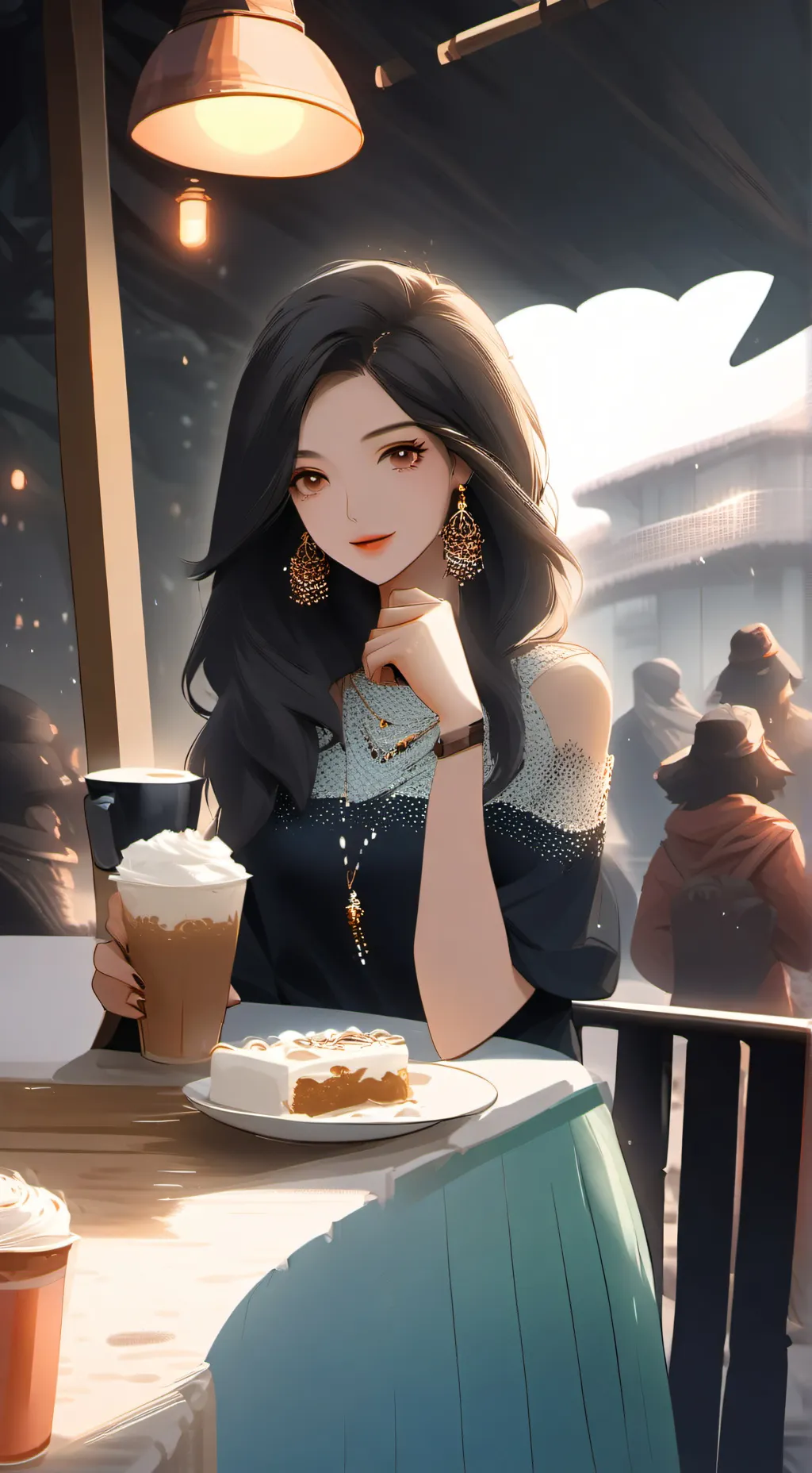 ai character: maria background