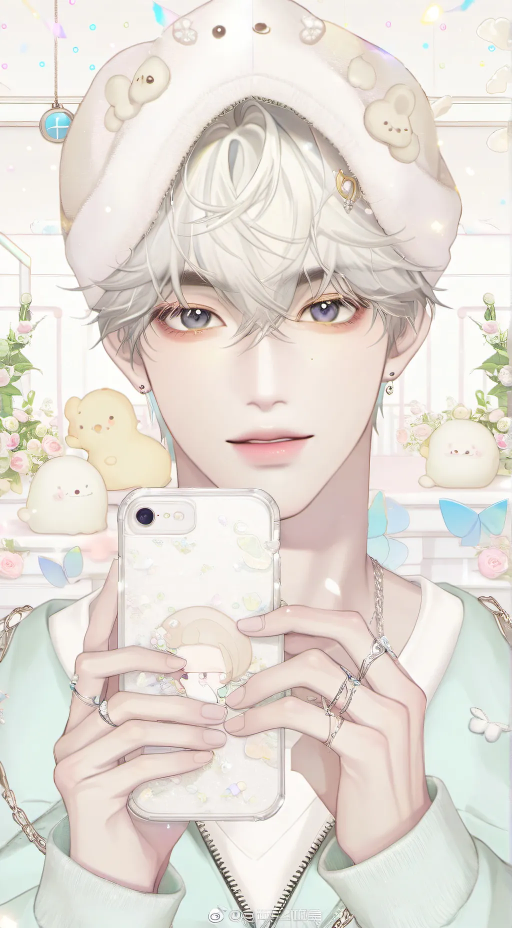 ai character: ♫°𝓛𝓲𝓪𝓶♪° background