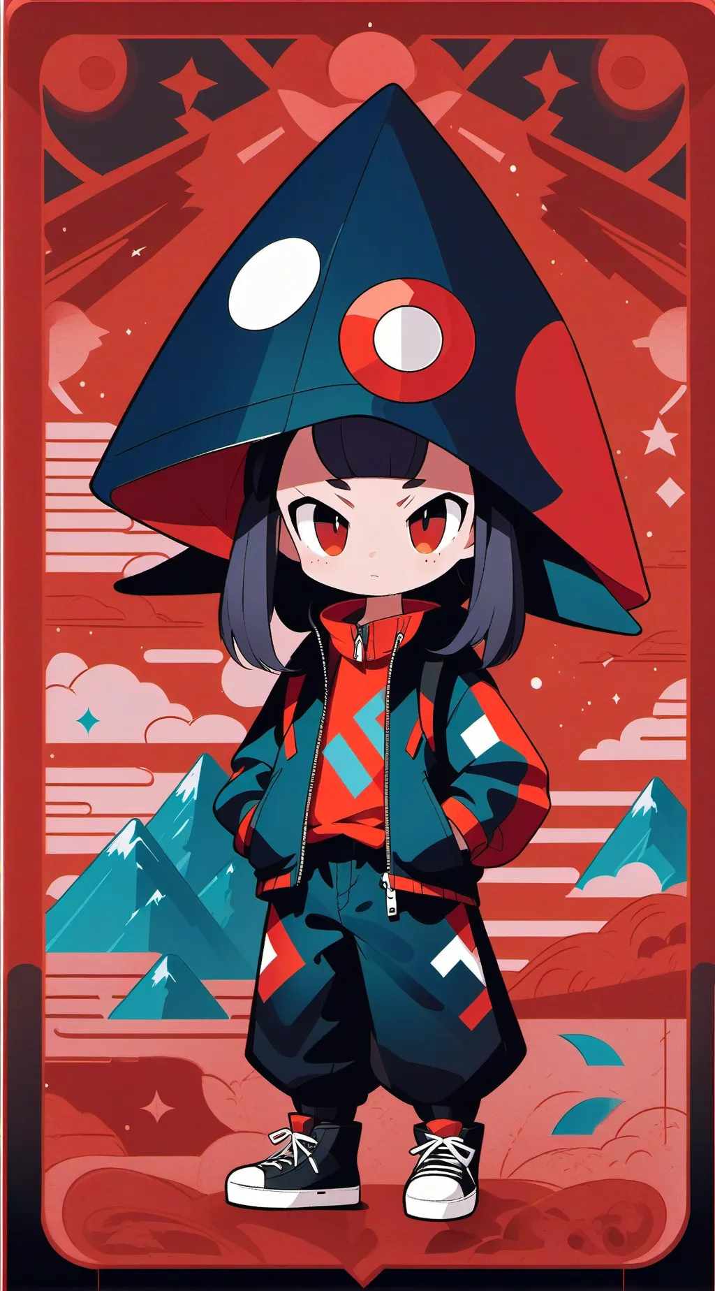 ai character: Dandys world   background