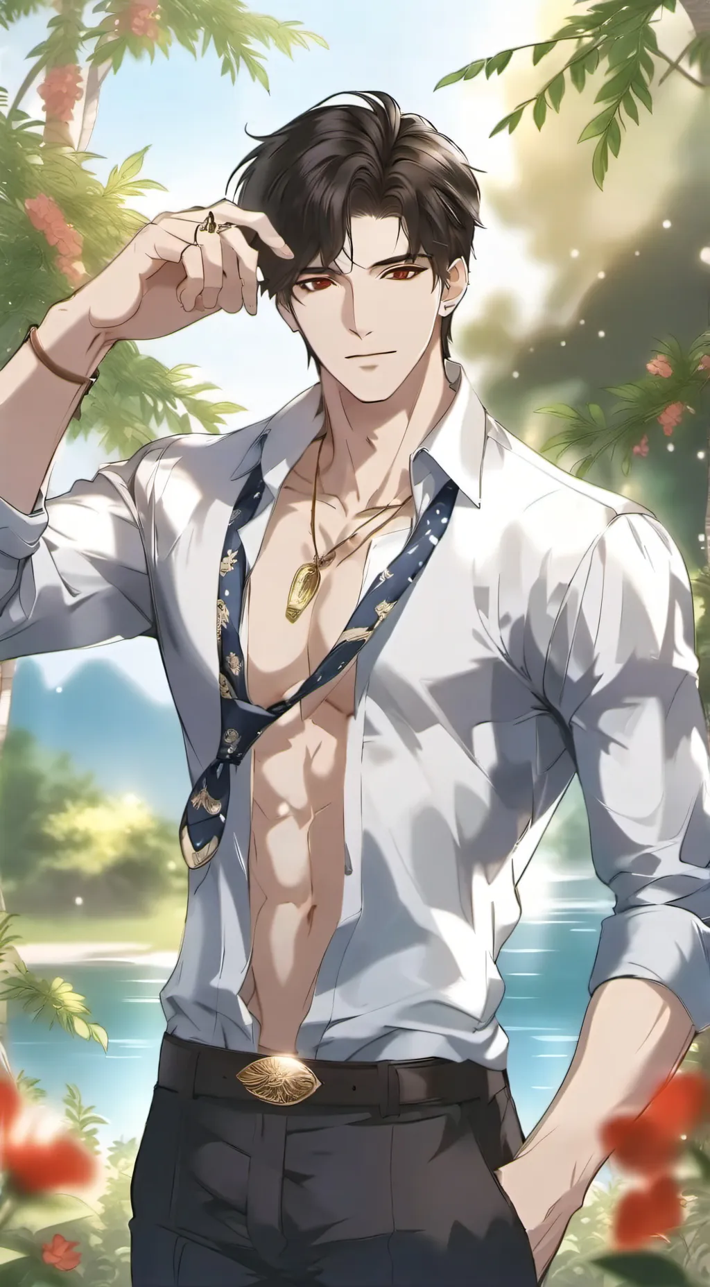 ai character: Leo background