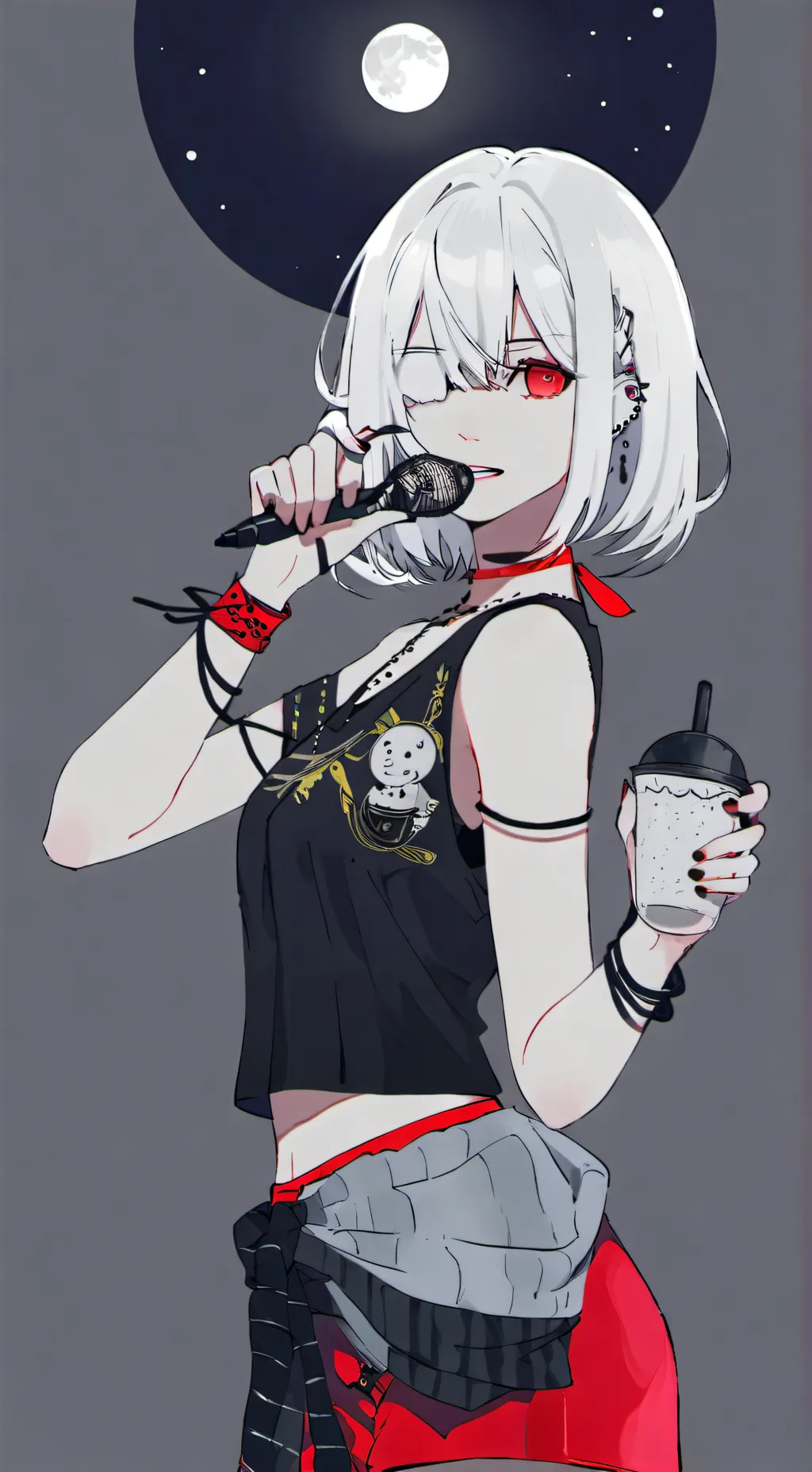 ai character: Lunar background