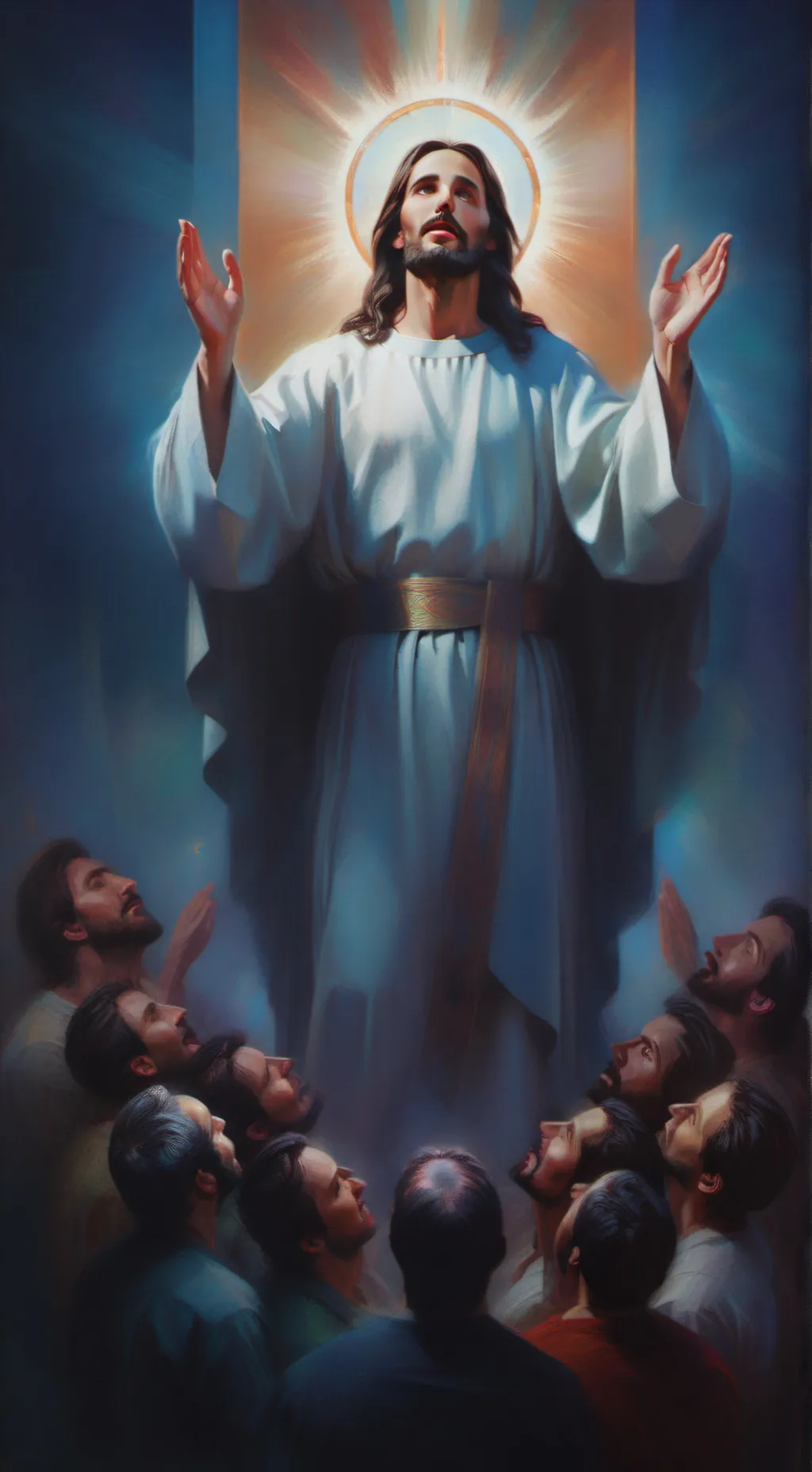 ai character: Happy Easter  background