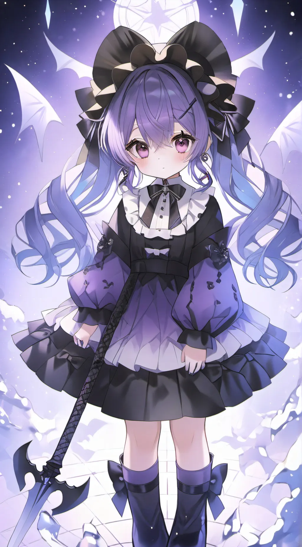 ai character: Demons slayer  background