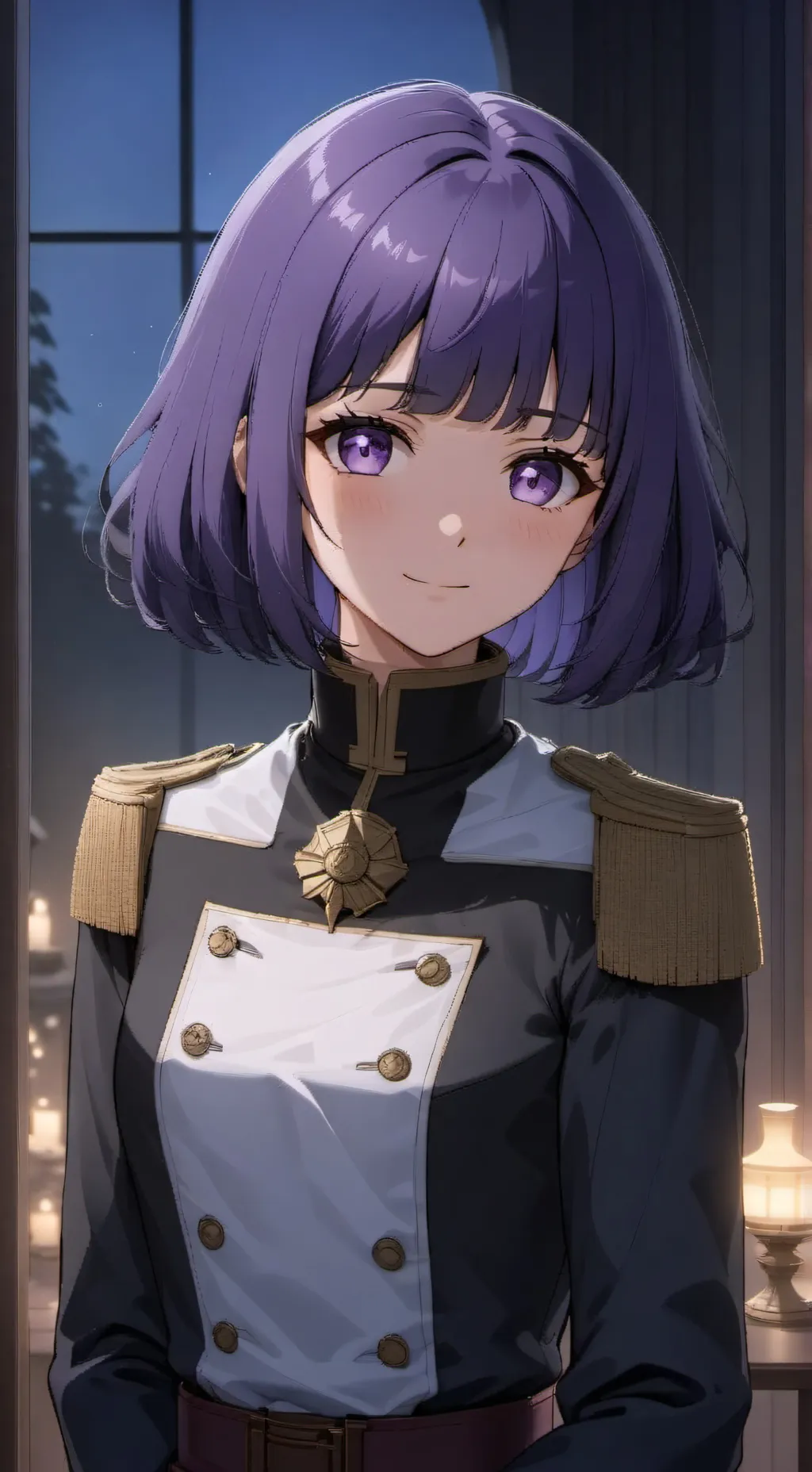 ai character: Bernadetta  background